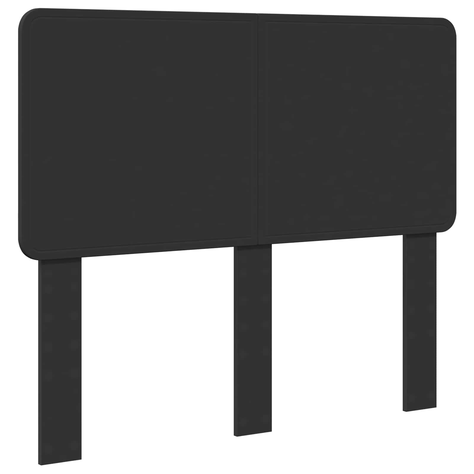 Krevetna konstrukcija Crna 135 x 190 cm Čvrsto borovo drvo