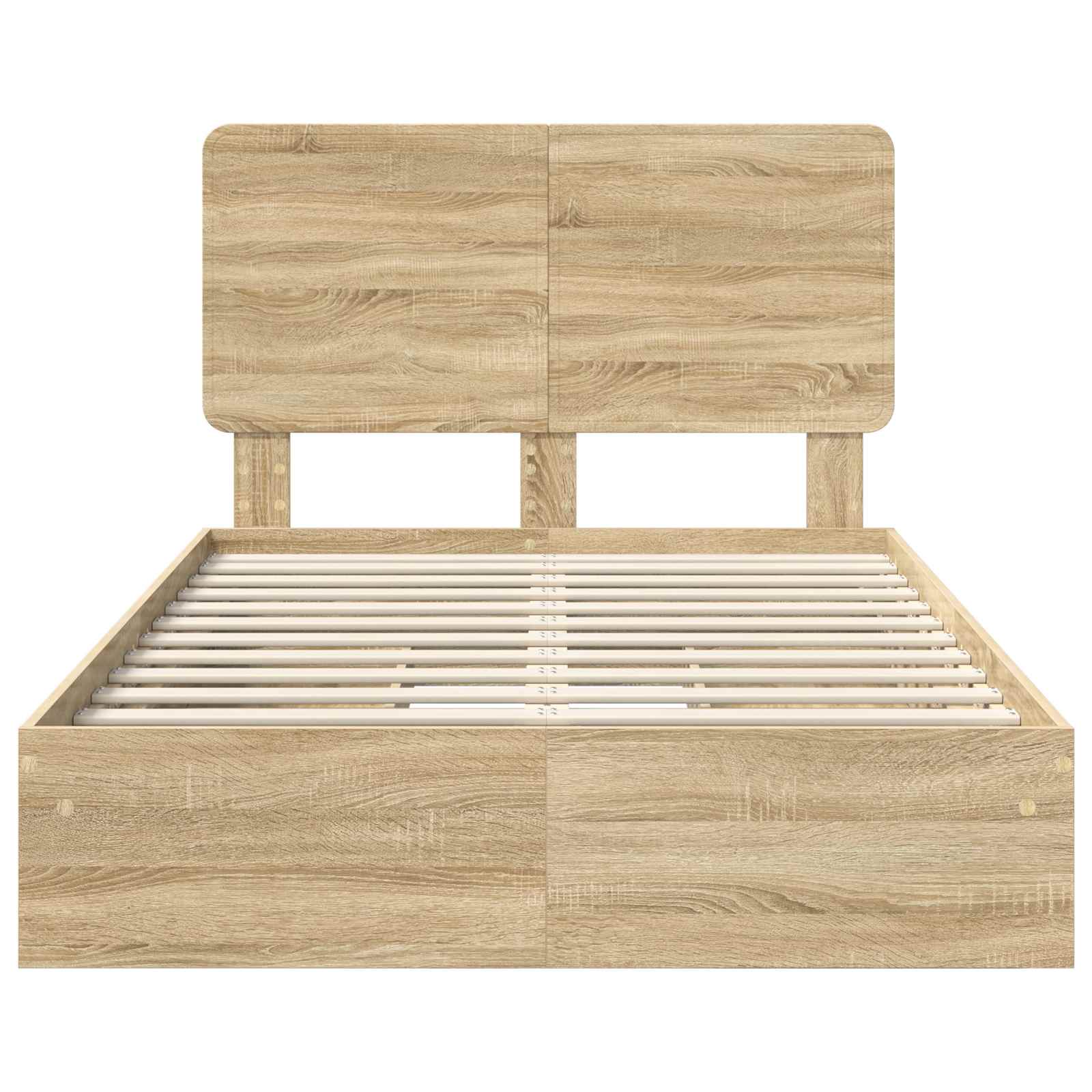 Krevet s od storage Sonoma hrast 135 x 190 cm Konstruirano drvo
