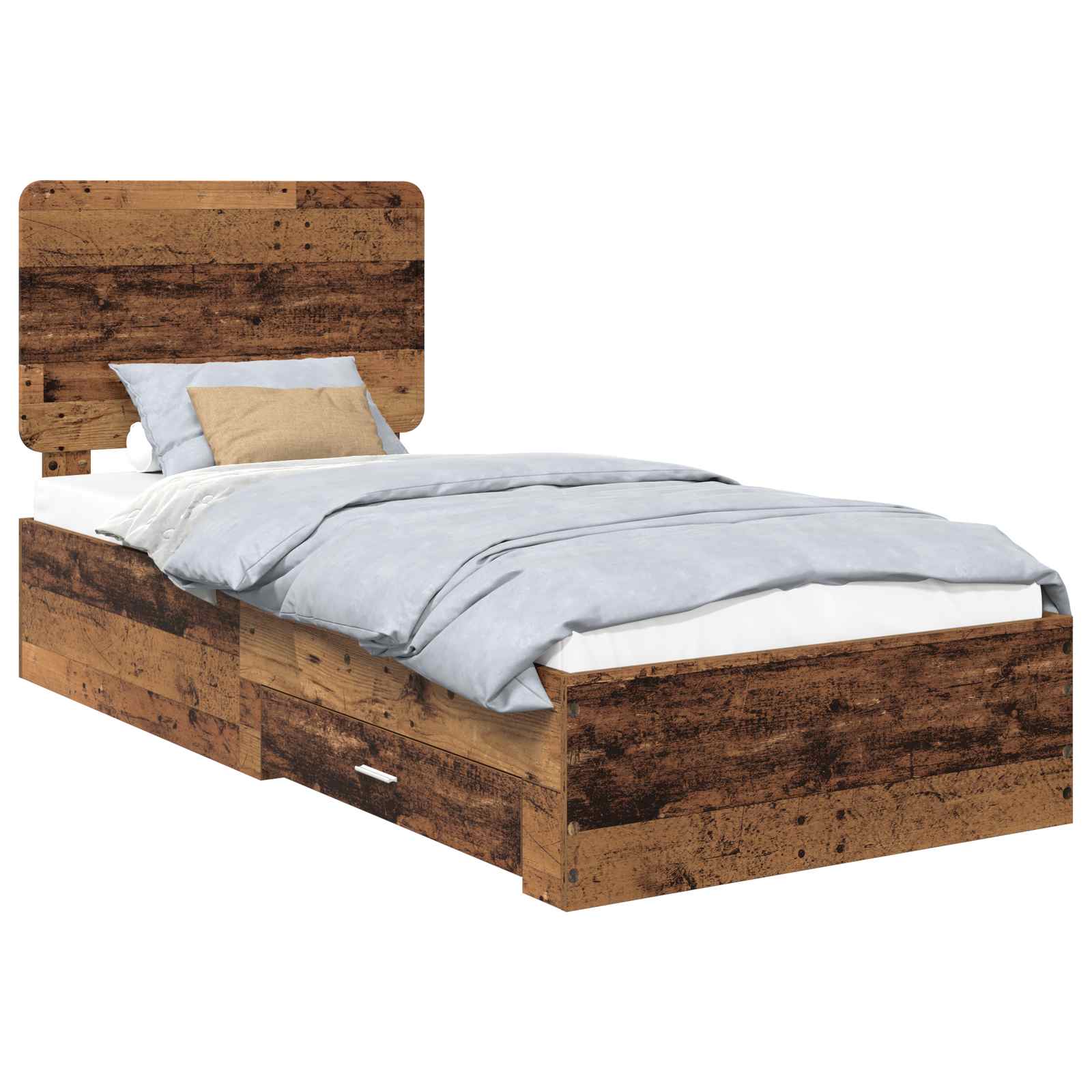 Krevetna konstrukcija Staro drvo 90 x 190 cm Konstruirano drvo