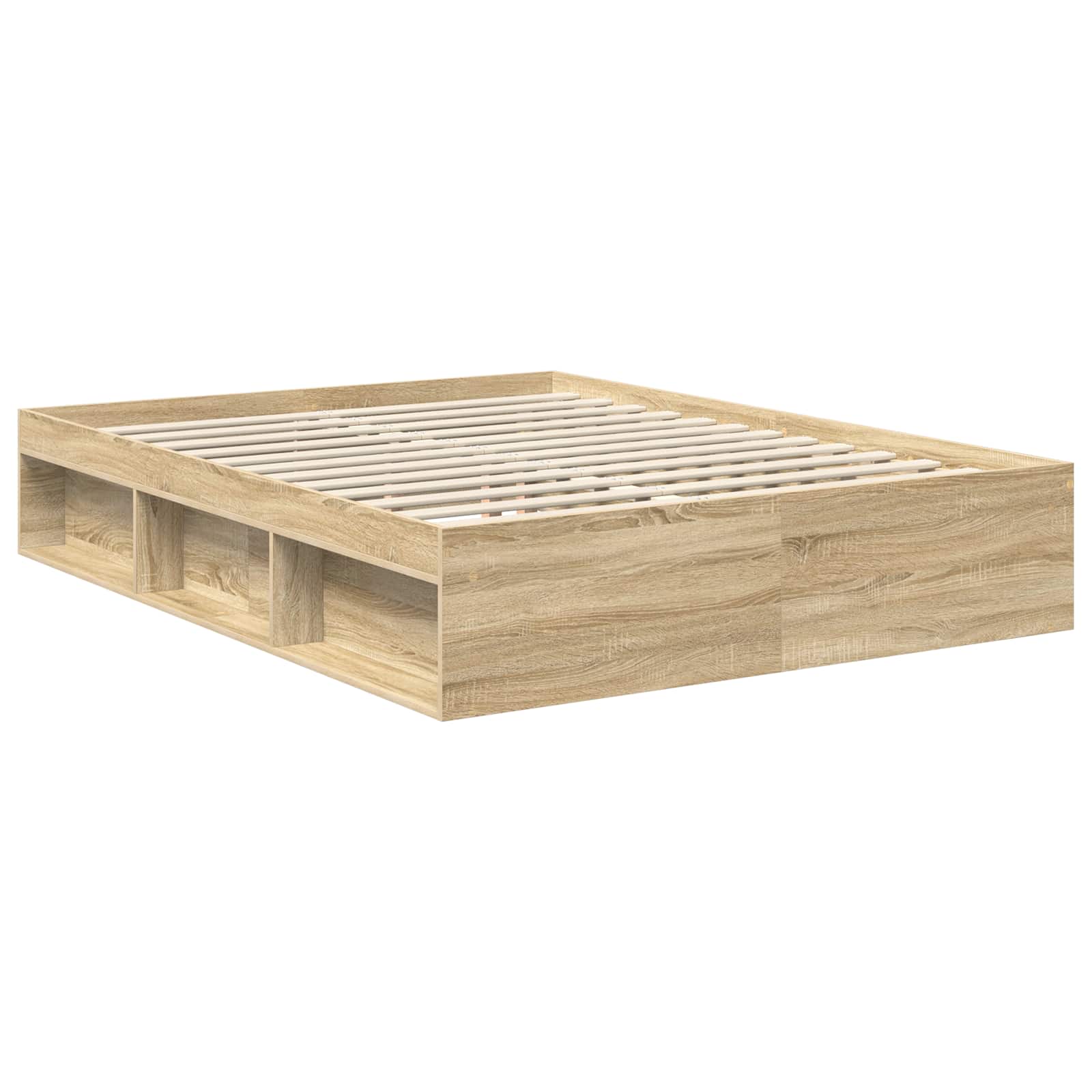 Krevetna konstrukcija s uzglavljem Sonoma hrast 150 x 200 cm