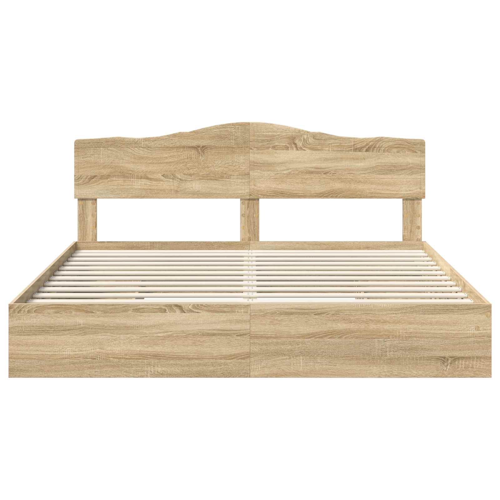 Krevet s od storage Sonoma hrast 180 x 200 cm Konstruirano drvo
