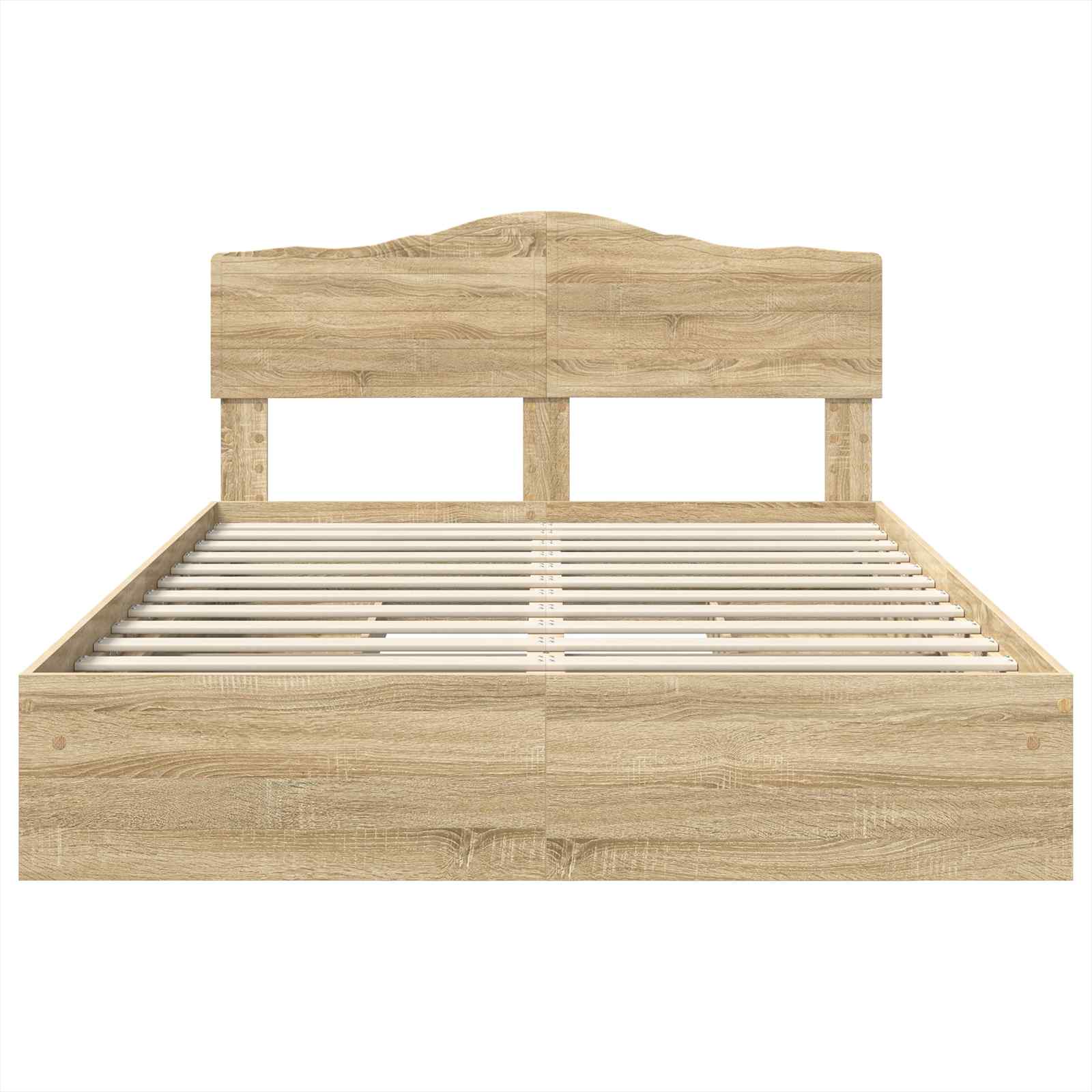 Krevet s od storage Sonoma hrast 140 x 190 cm Konstruirano drvo