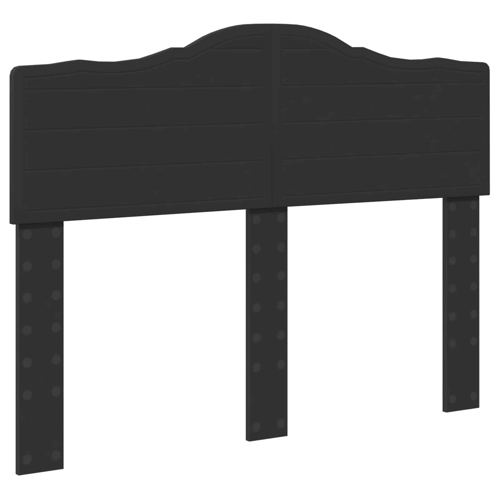 Krevetna konstrukcija Crna 135 x 190 cm Konstruirano drvo