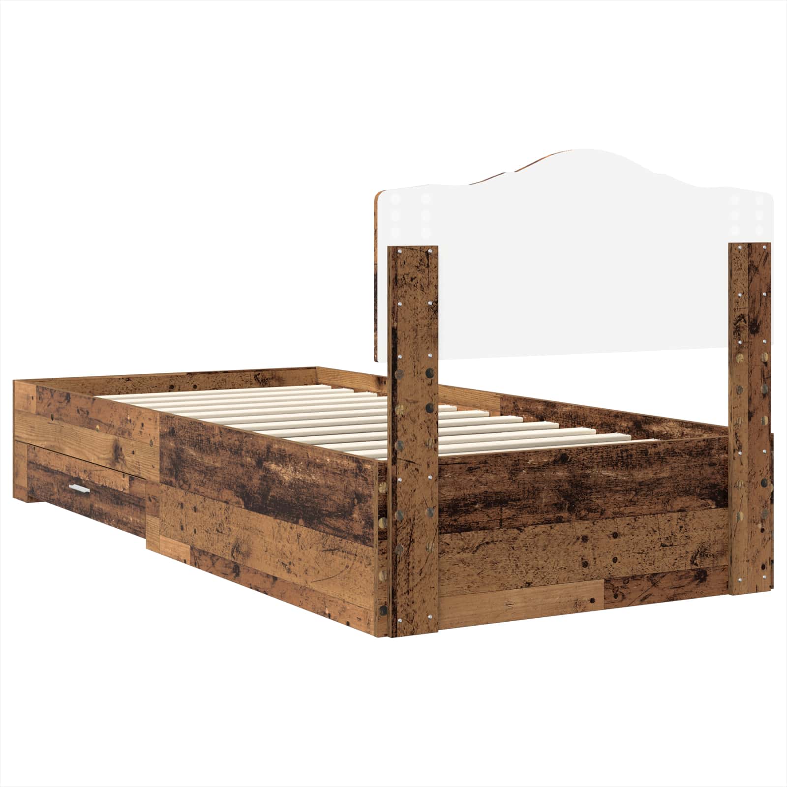Krevetna konstrukcija Staro drvo 100 x 200 cm Konstruirano drvo