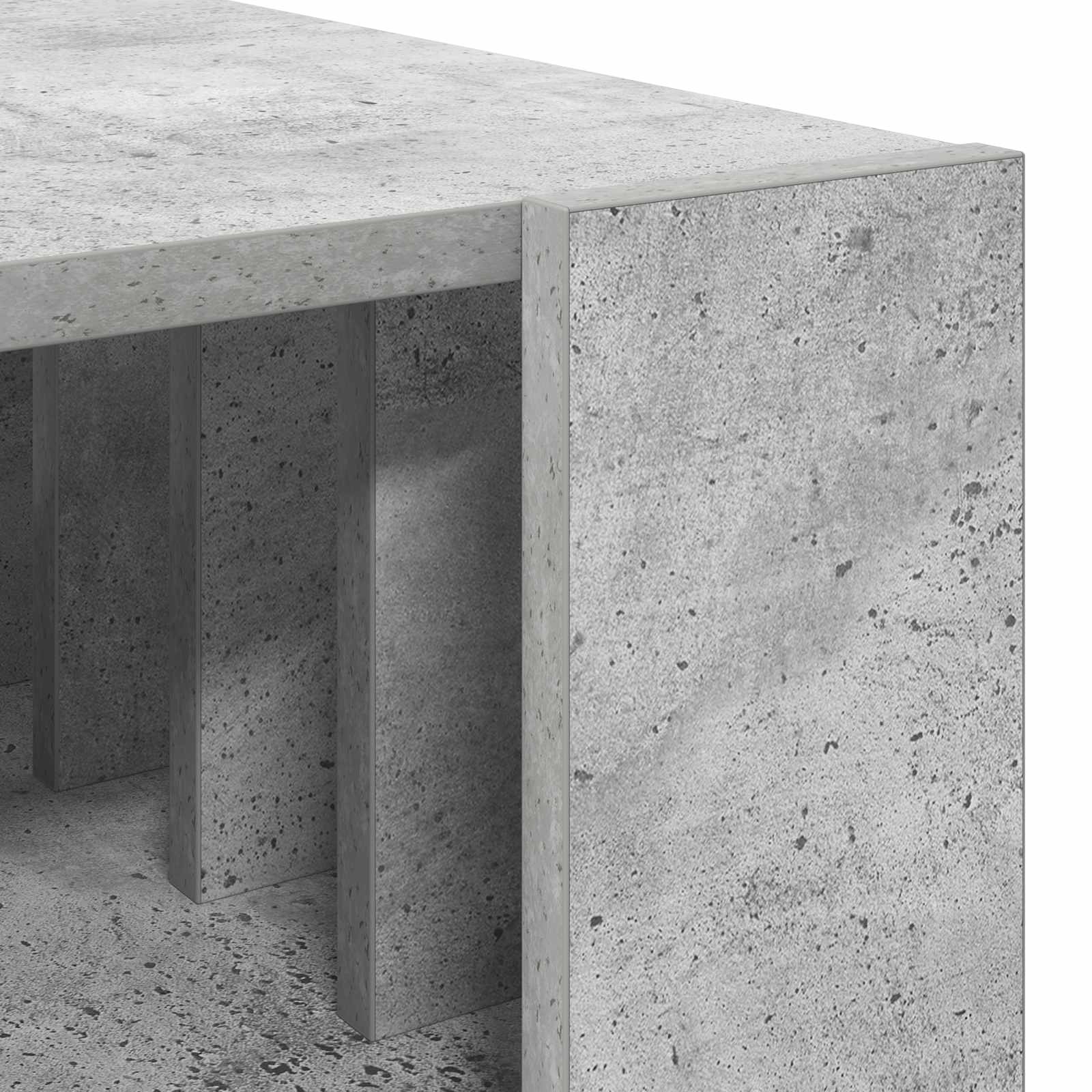 Kava Stol Betonski sivi 92 x 49,5 x 45 cm Konstruirano drvo