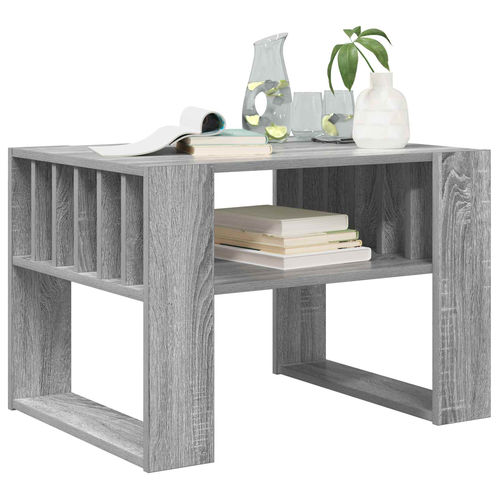 Kava Stol Siva Sonoma 66 x 49,5 x 45 cm Konstruirano drvo