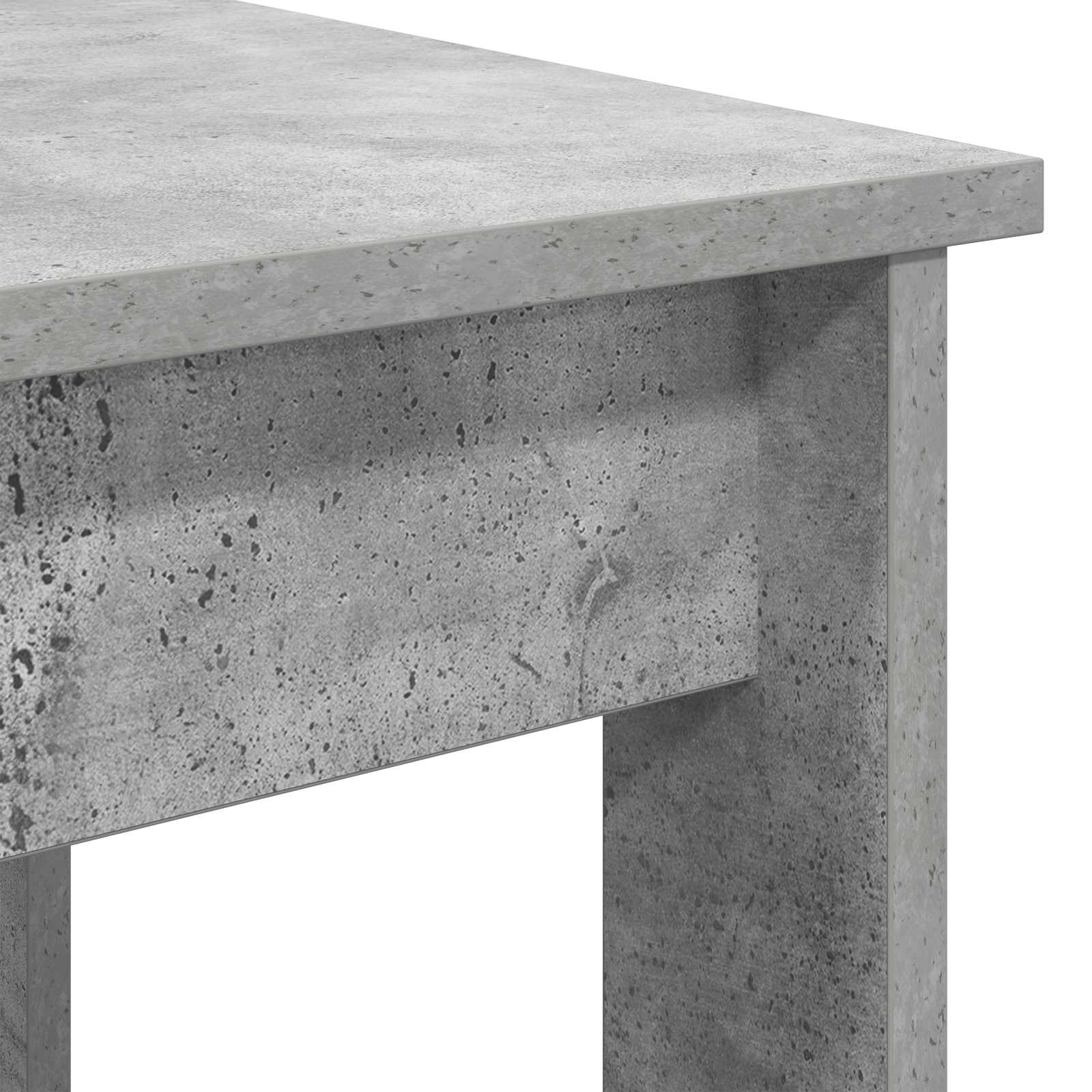 Set stolića za kavu 2 pcs Betonski sivi Konstruirano drvo