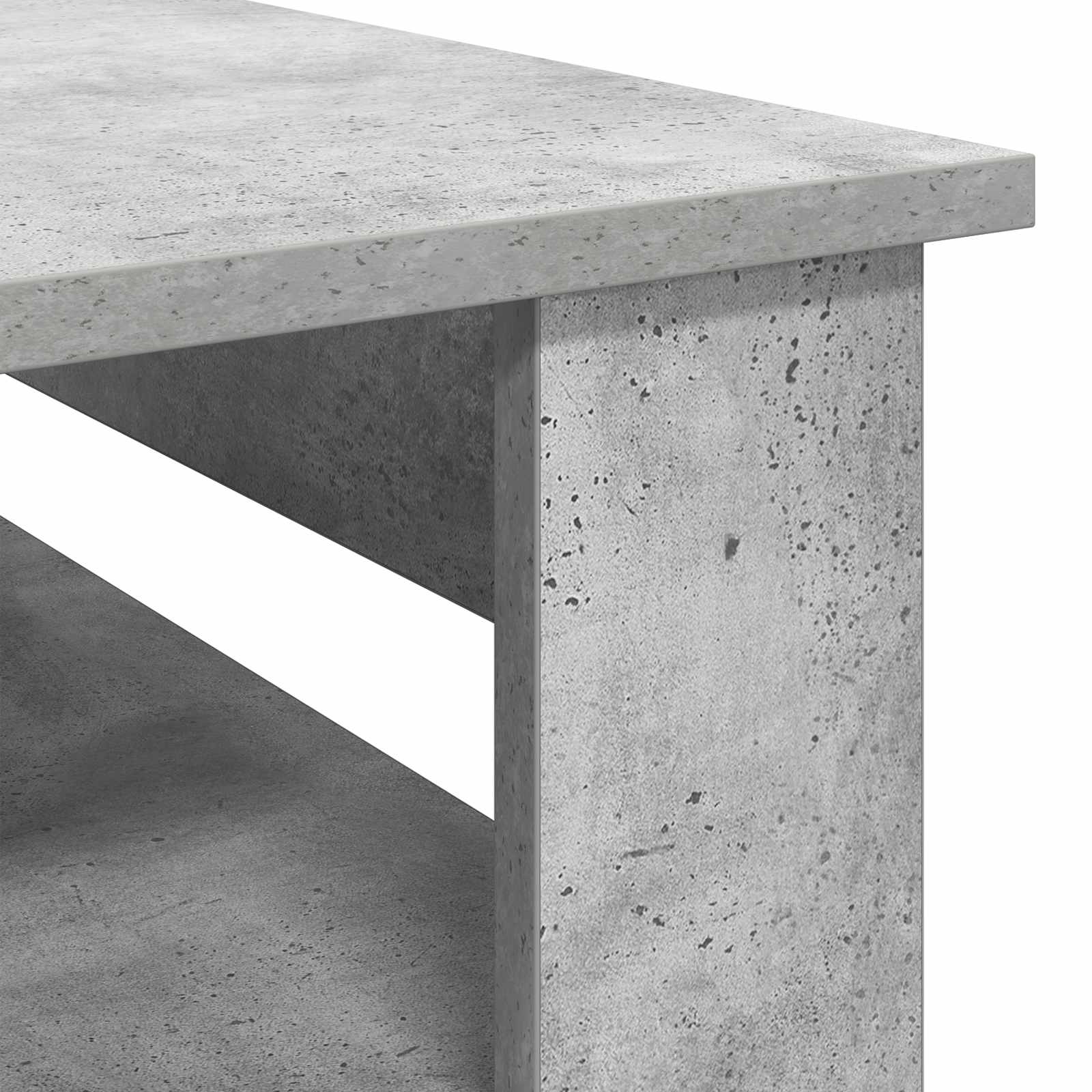 Kava Stol Betonski sivi 96 x 54 x 44 cm Konstruirano drvo