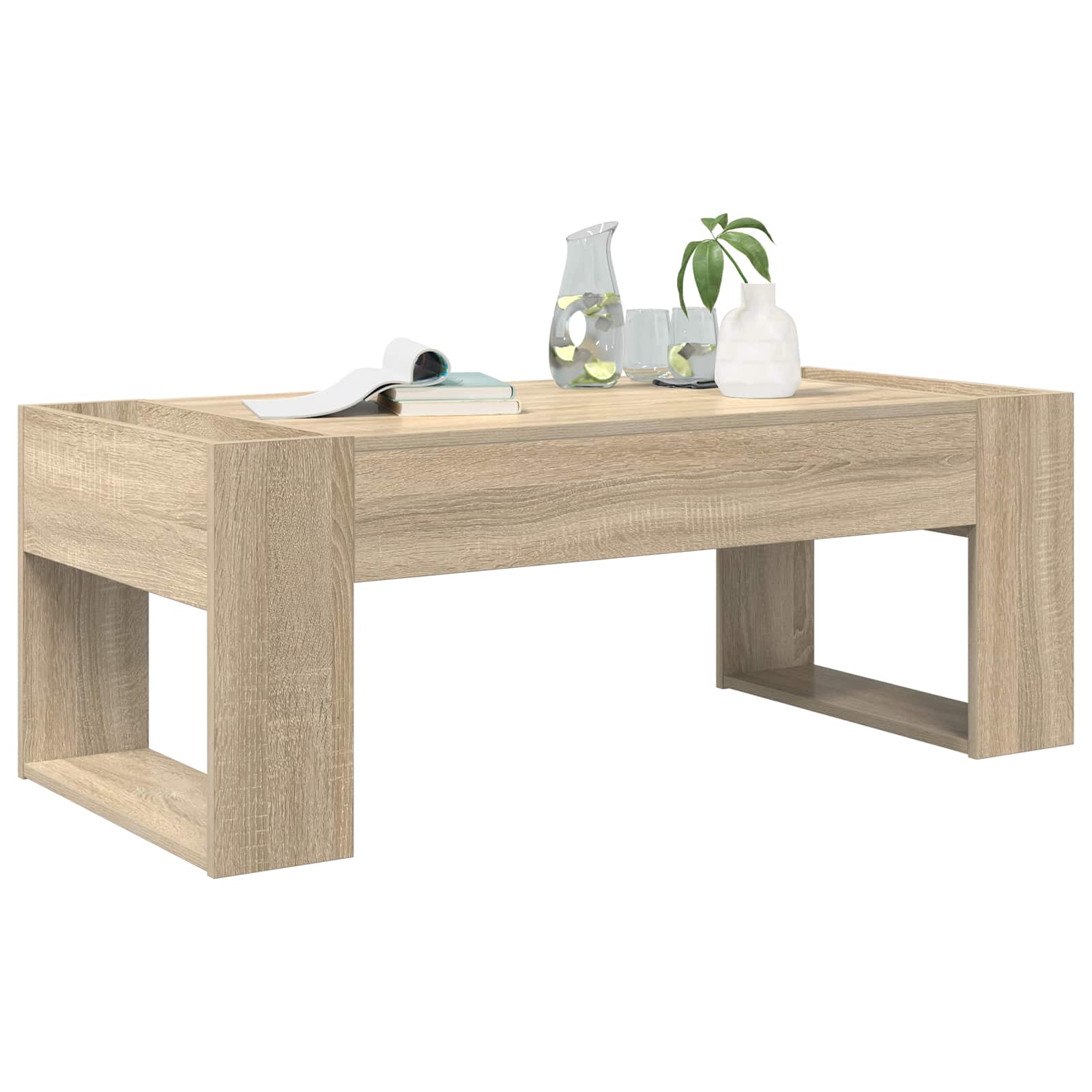 Kava Stol Sonoma hrast 110 x 50 x 41 cm Konstruirano drvo