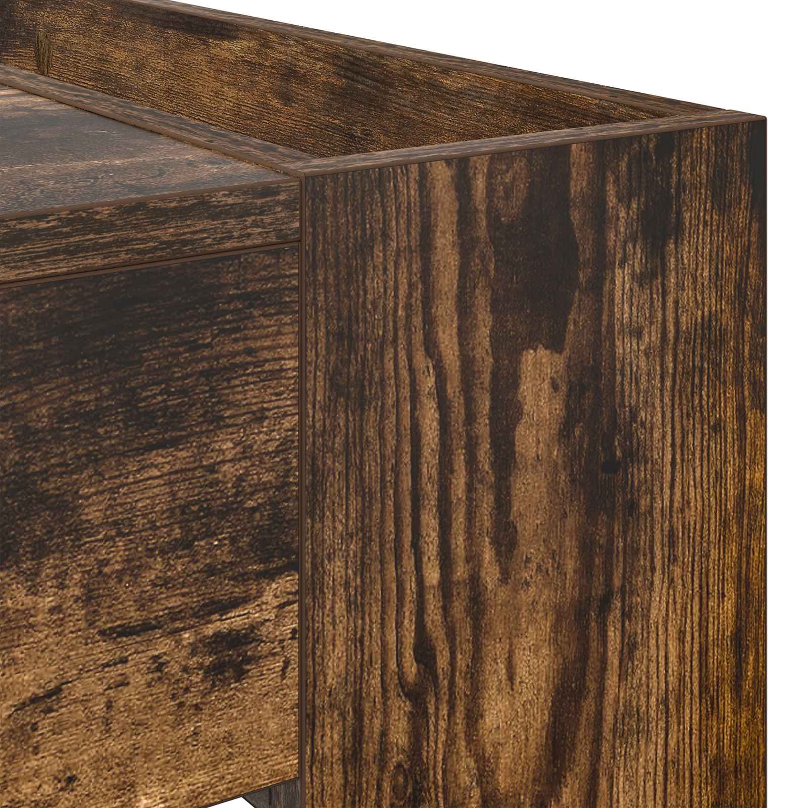 Kava Stol Dimljeni hrast 110 x 50 x 41 cm Konstruirano drvo