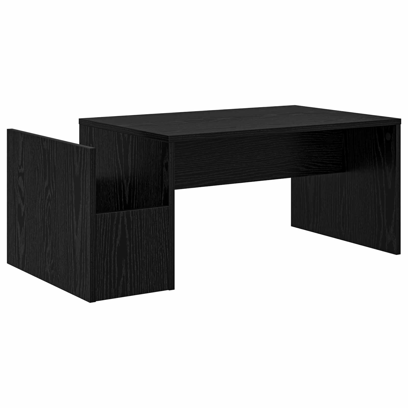 Kava Stol Crni hrast 90 x 45 x 35 cm Konstruirano drvo