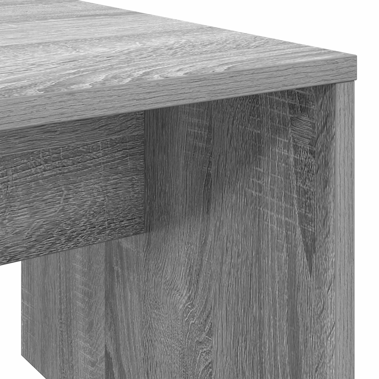 Kava Stol Siva Sonoma 90 x 45 x 35 cm Konstruirano drvo