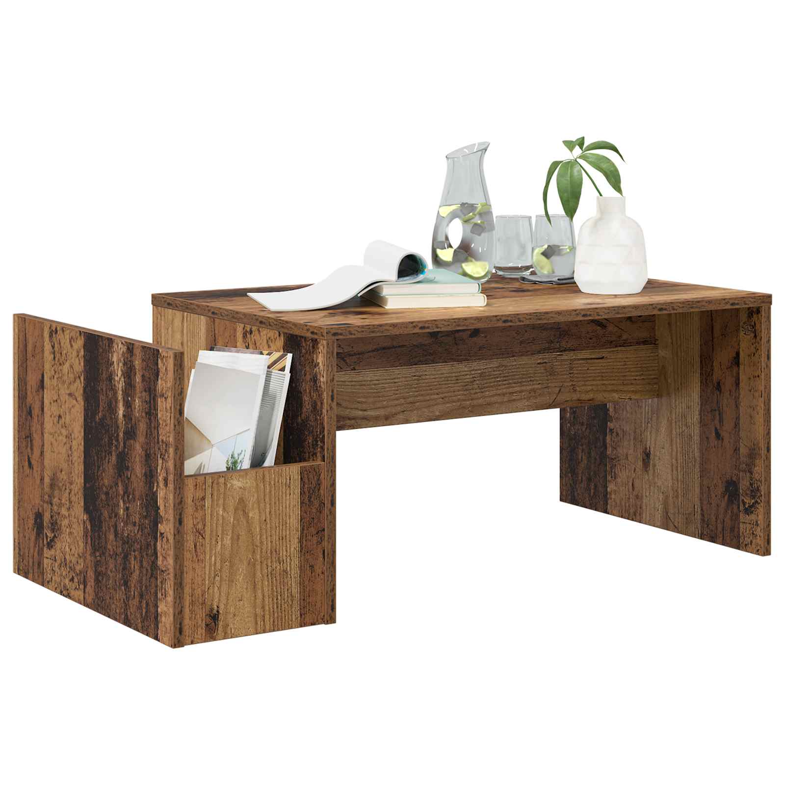 Kava Stol Staro drvo 90 x 45 x 35 cm Konstruirano drvo