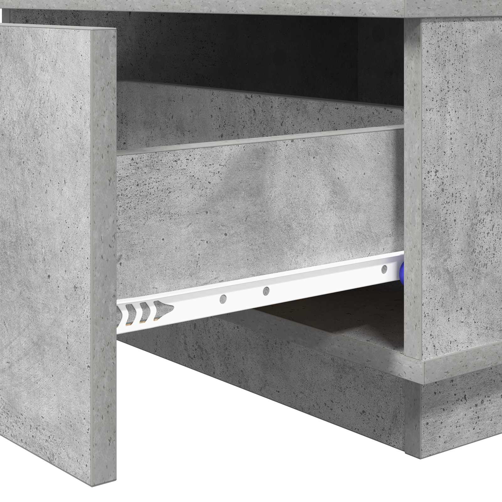 Kava Stol Betonski sivi 95 x 55 x 31 cm Konstruirano drvo