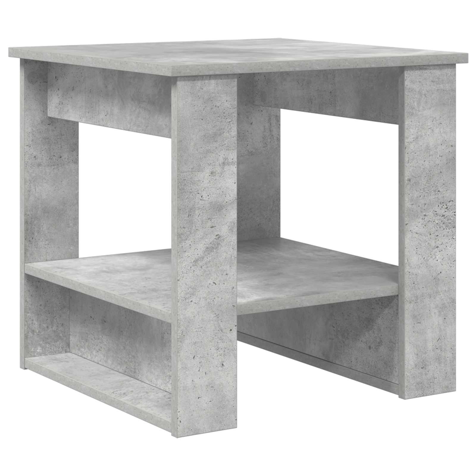 Kava Stol Betonski sivi 51 x 50 x 50 cm Konstruirano drvo