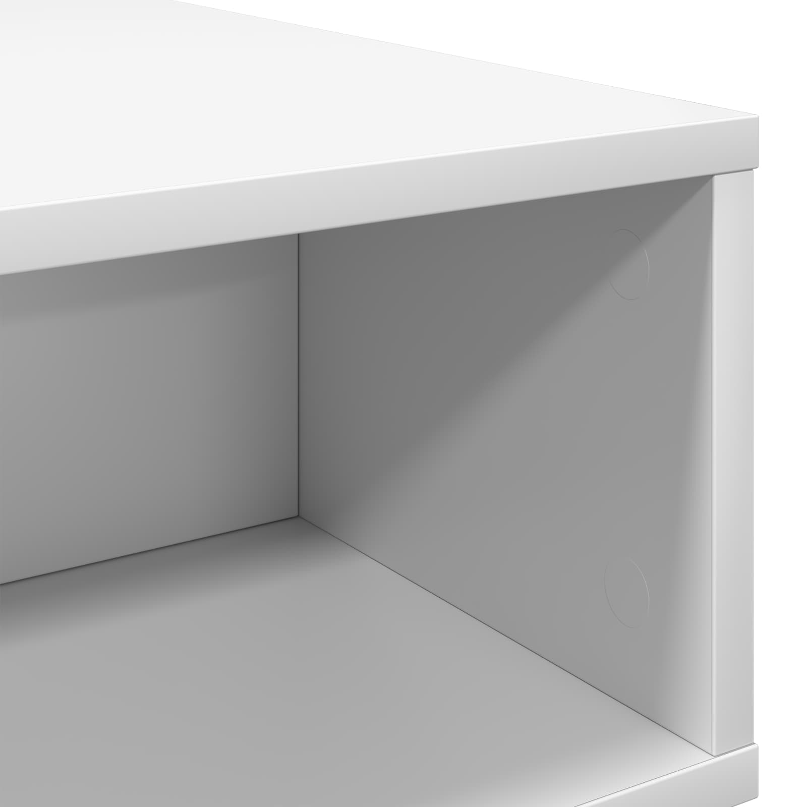 Kava Stol Bijelo 80 x 46 x 35 cm Konstruirano drvo