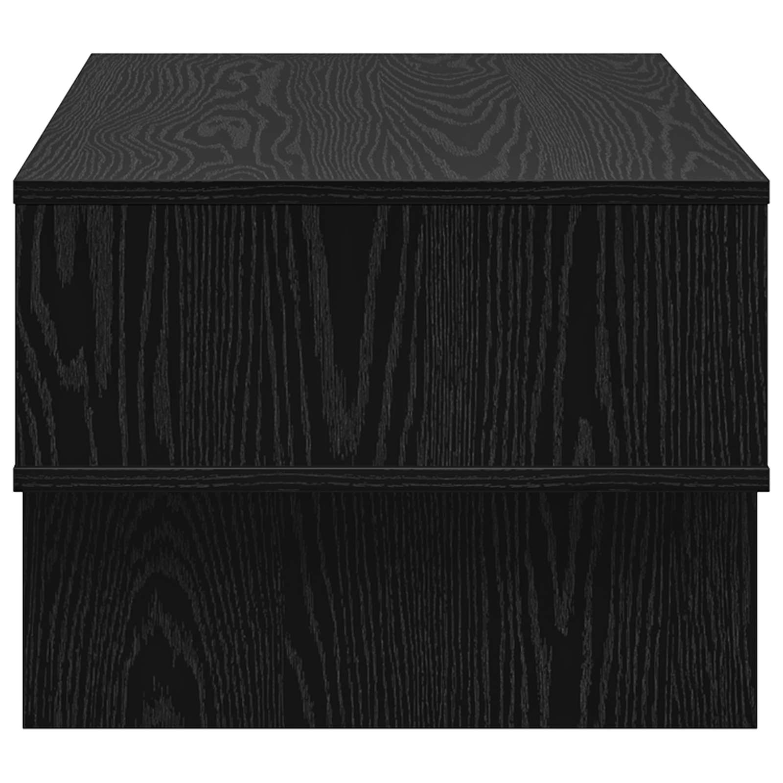 Kava Stol Crni hrast 80 x 46 x 35 cm Konstruirano drvo