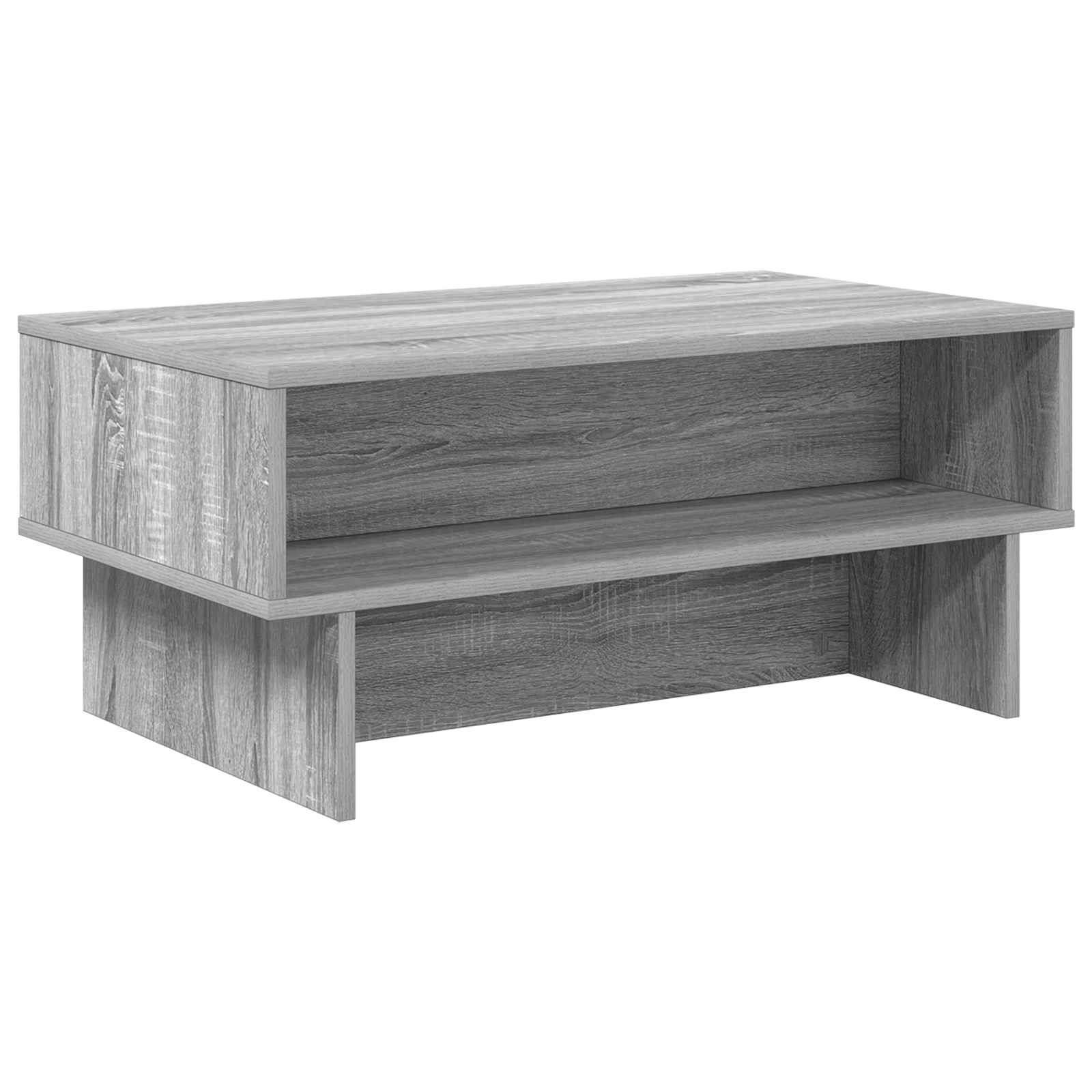 Kava Stol Siva Sonoma 80 x 46 x 35 cm Konstruirano drvo