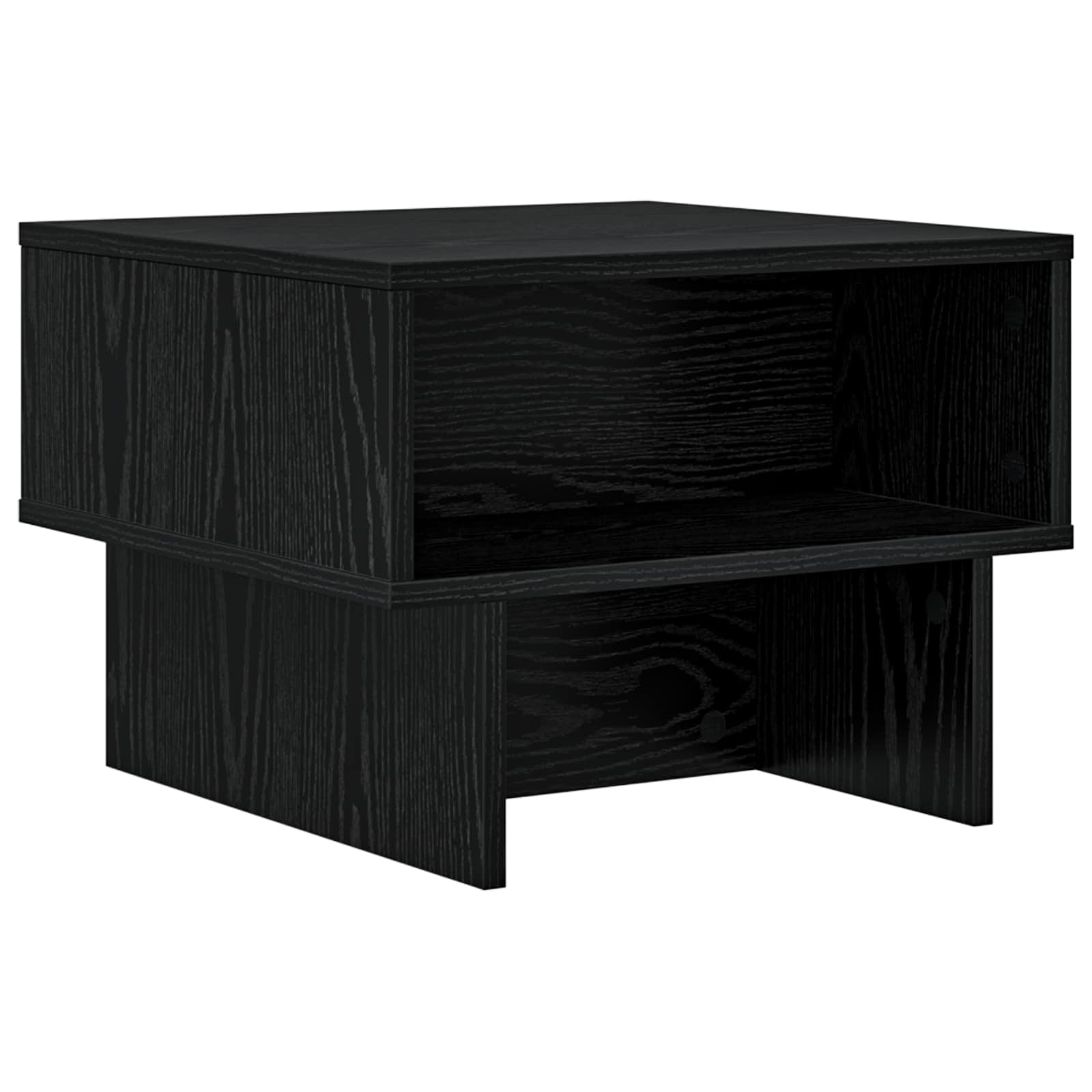 Kava Stol Crni hrast 48 x 46 x 35 cm Konstruirano drvo