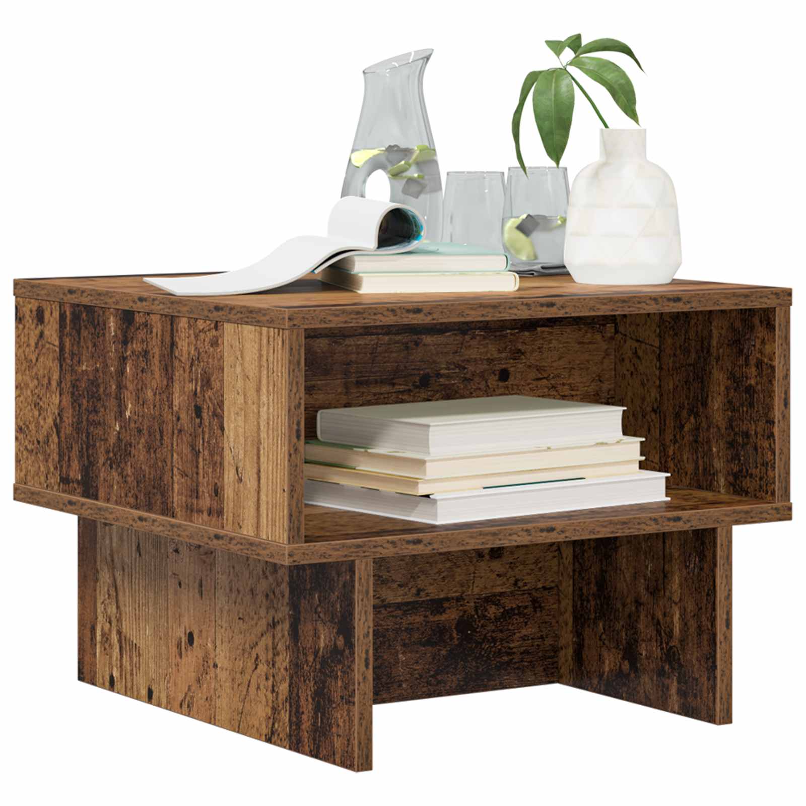 Kava Stol Staro drvo 48 x 46 x 35 cm Konstruirano drvo