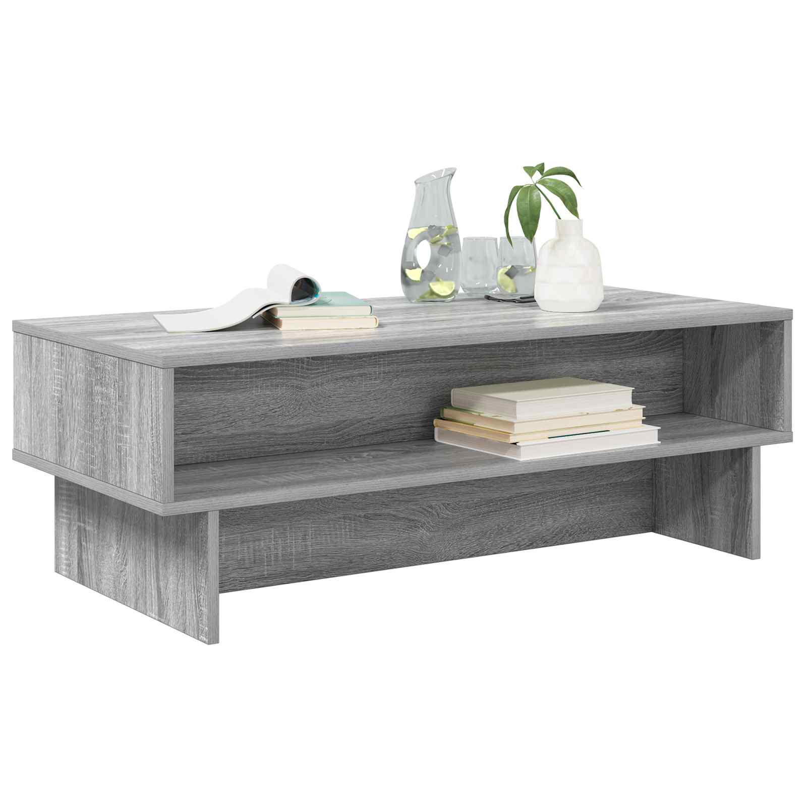 Kava Stol Siva Sonoma 100 x 46 x 35 cm Konstruirano drvo