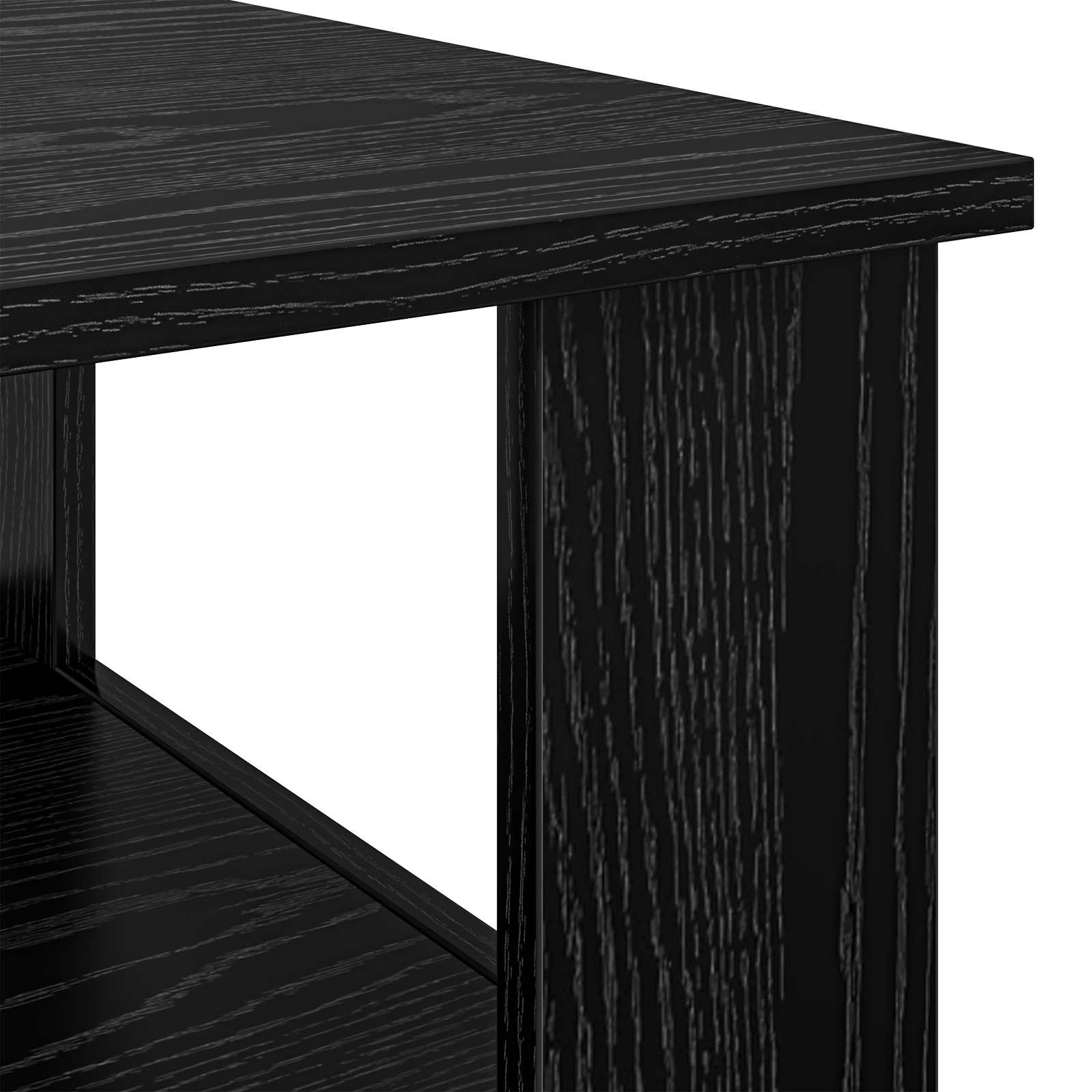 Kava Stol Crni hrast 57 x 55 x 45 cm Konstruirano drvo