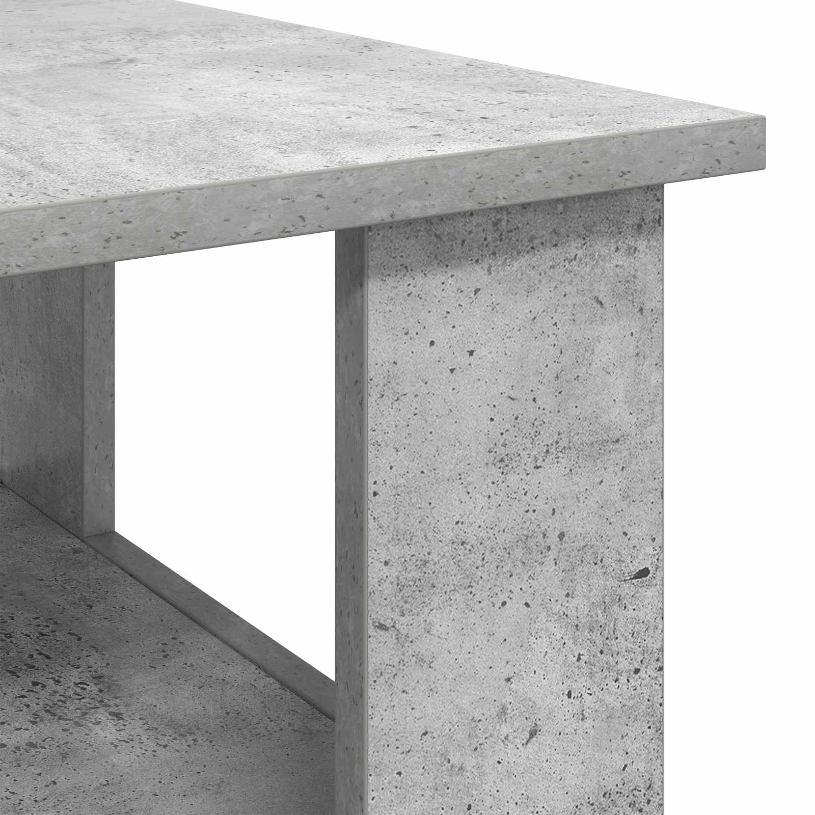 Kava Stol Betonski sivi 90 x 50 x 45 cm Konstruirano drvo