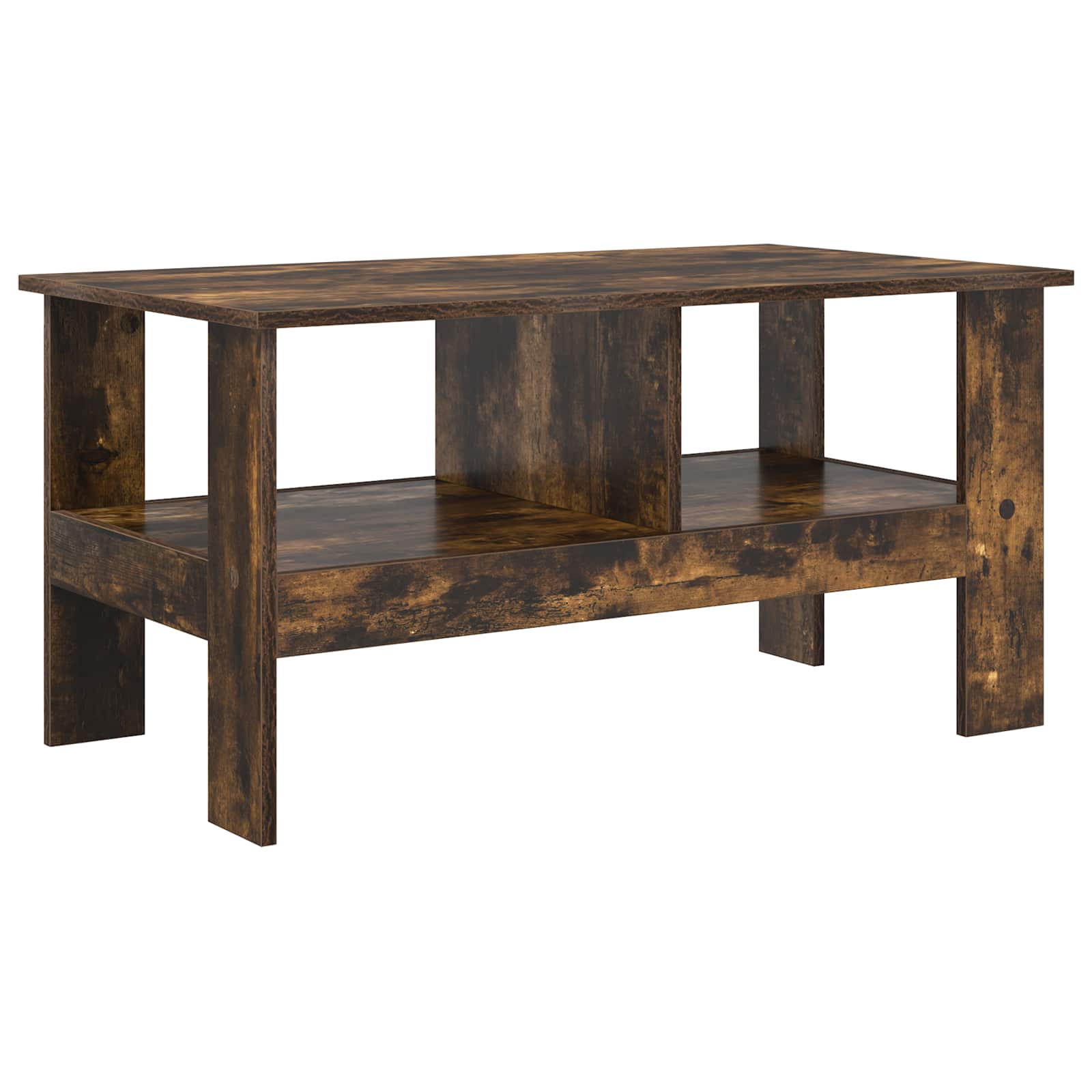 Kava Stol Dimljeni hrast 90 x 50 x 45 cm Konstruirano drvo