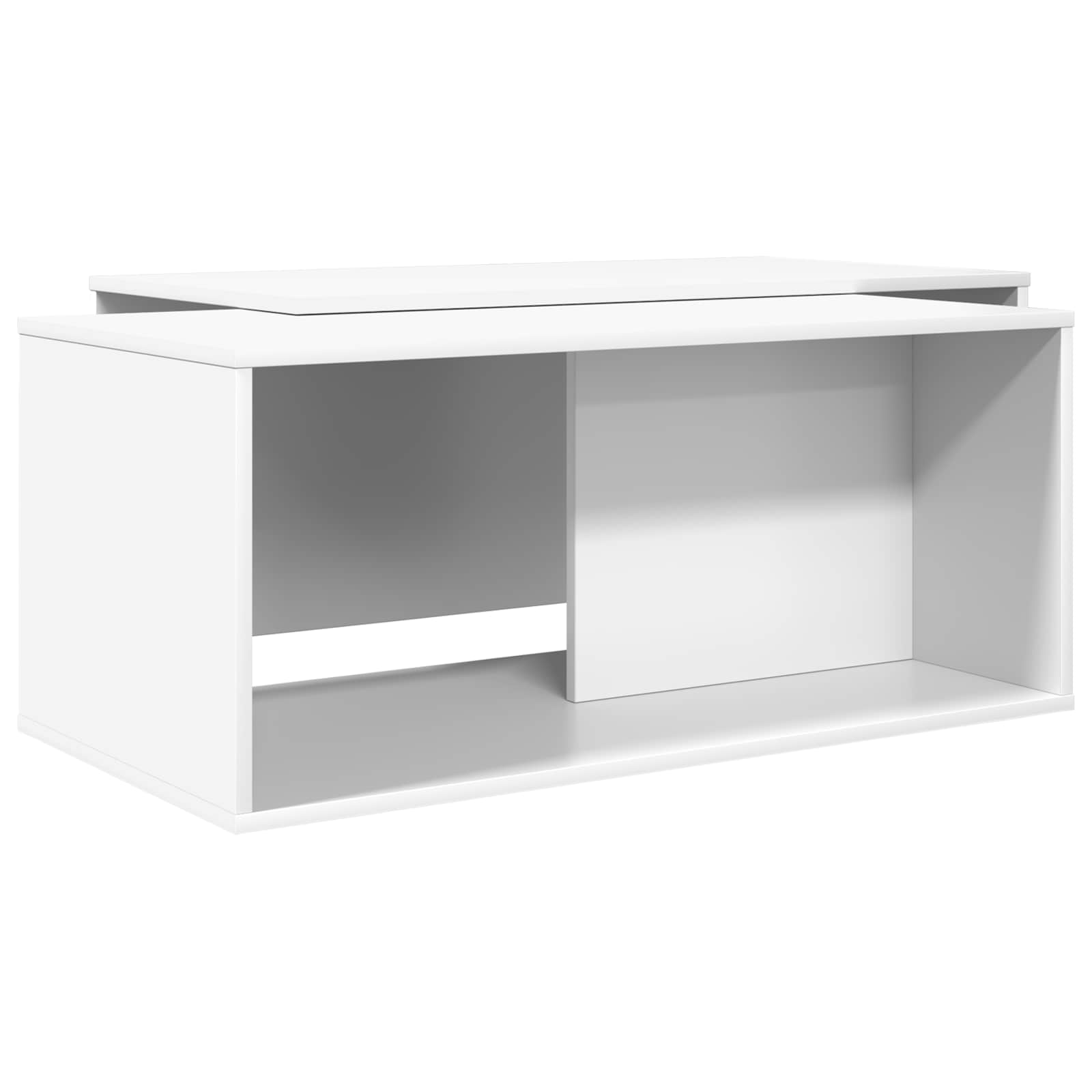 Set stolića za kavu 2 pcs Bijelo Konstruirano drvo
