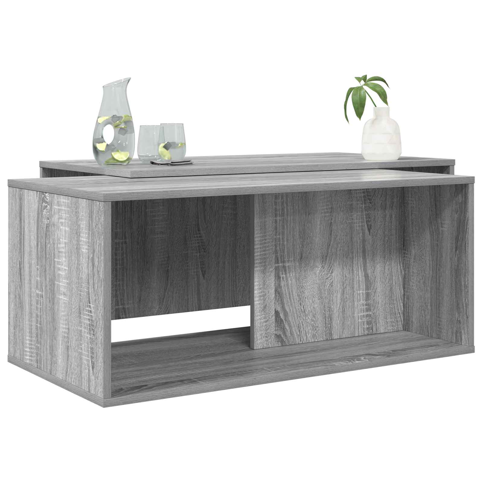 Set stolića za kavu 2 pcs Siva Sonoma Konstruirano drvo