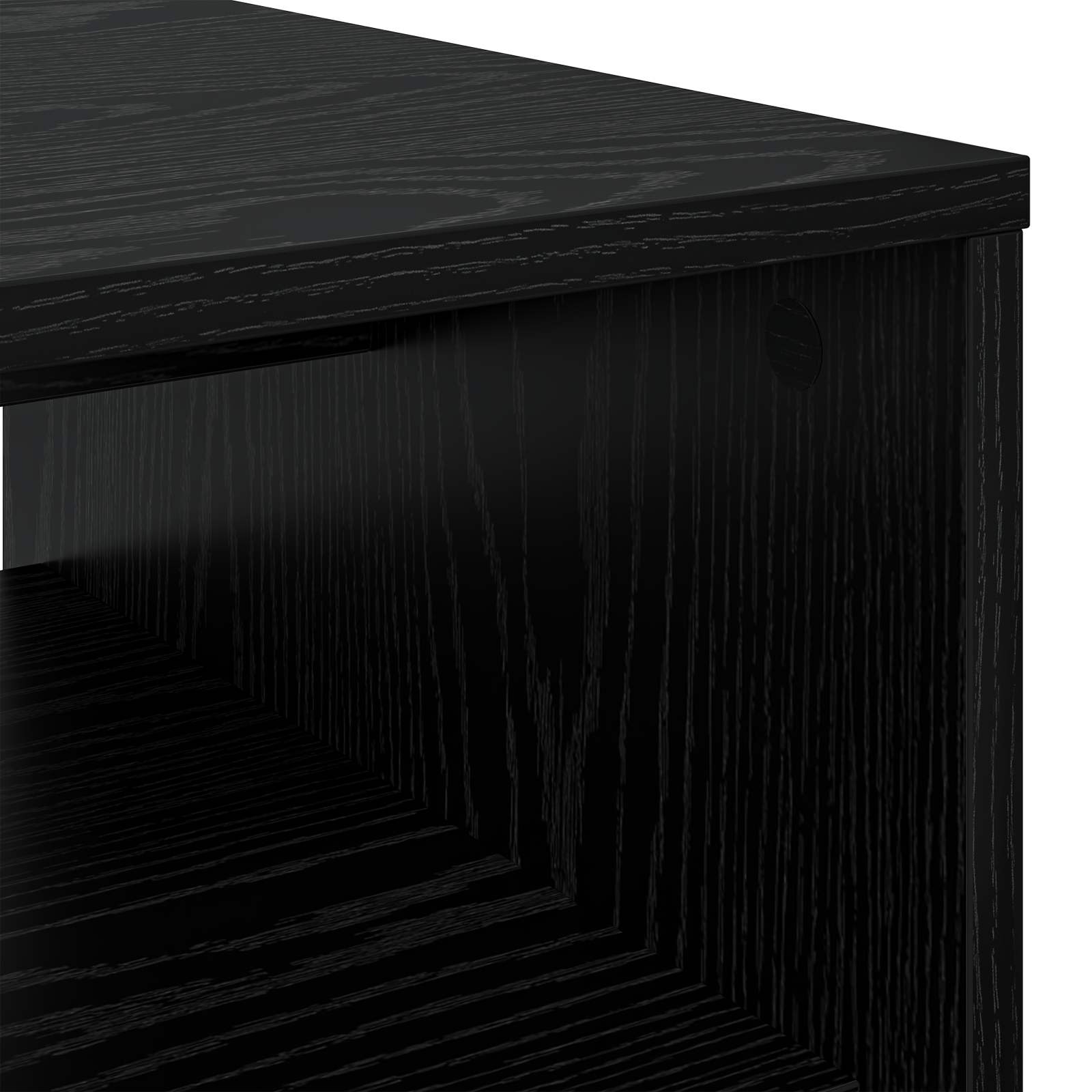 Kava Stol Crni hrast 80 x 50 x 40 cm Konstruirano drvo