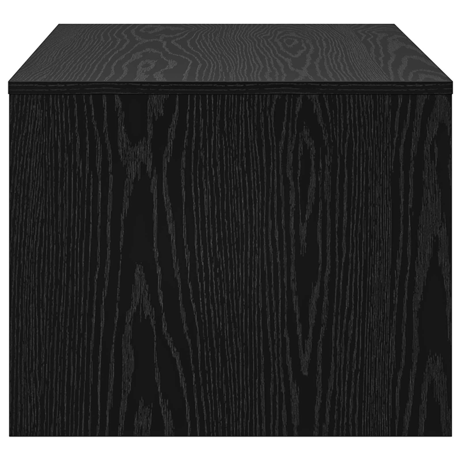 Kava Stol Crni hrast 80 x 50 x 40 cm Konstruirano drvo