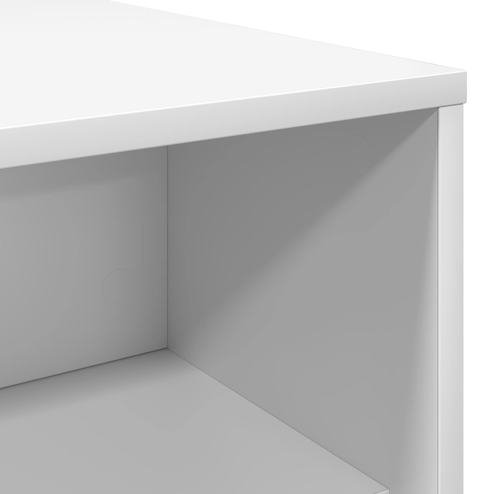 Kava Stol Bijelo 100 x 50 x 40 cm Konstruirano drvo