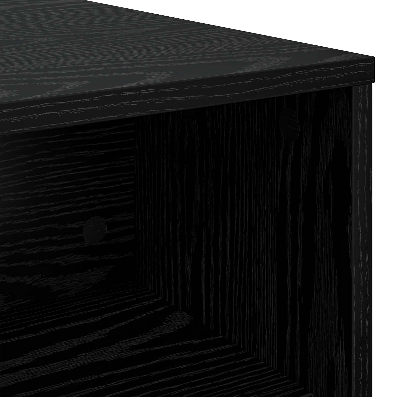 Kava Stol Crni hrast 100 x 50 x 40 cm Konstruirano drvo