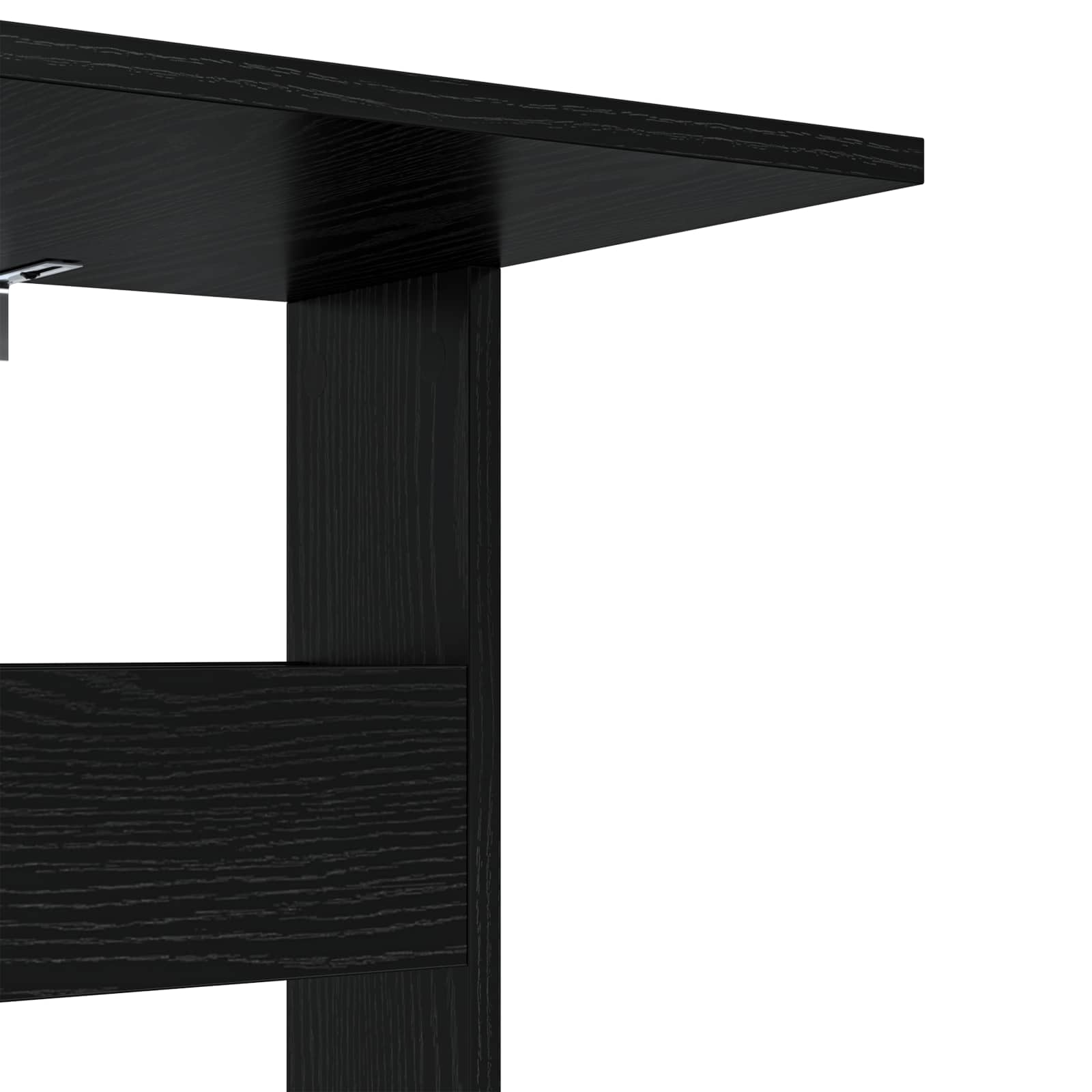 Bocni stol Crni hrast 40 x 35 x 60,5 cm Konstruirano drvo