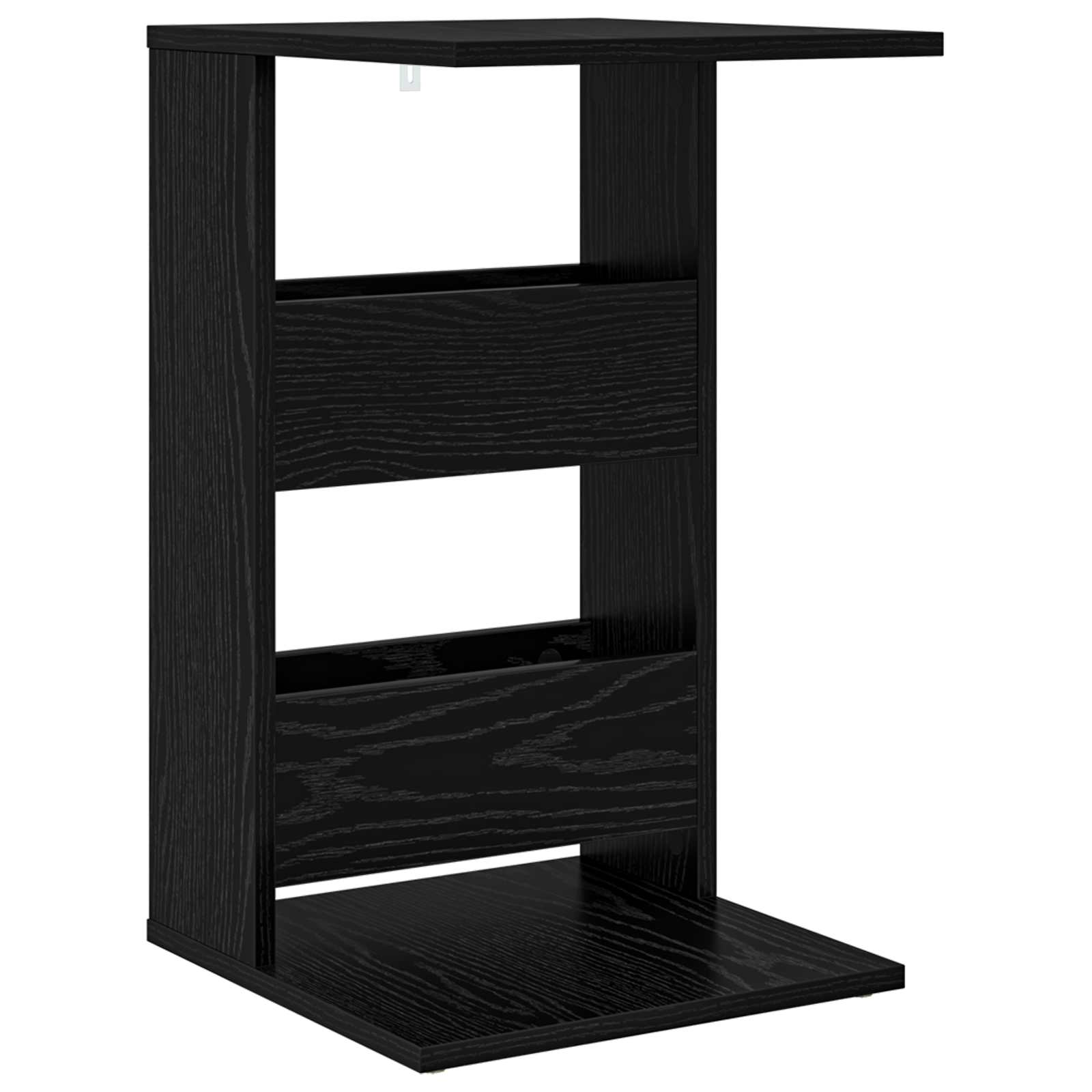 Bocni stol Crni hrast 40 x 35 x 60,5 cm Konstruirano drvo