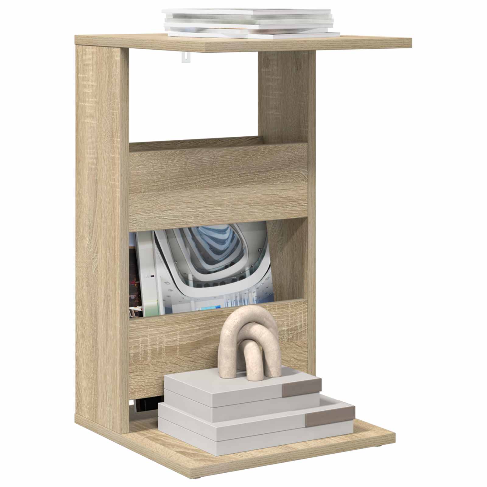 Bocni stol Sonoma hrast 40 x 35 x 60,5 cm Konstruirano drvo