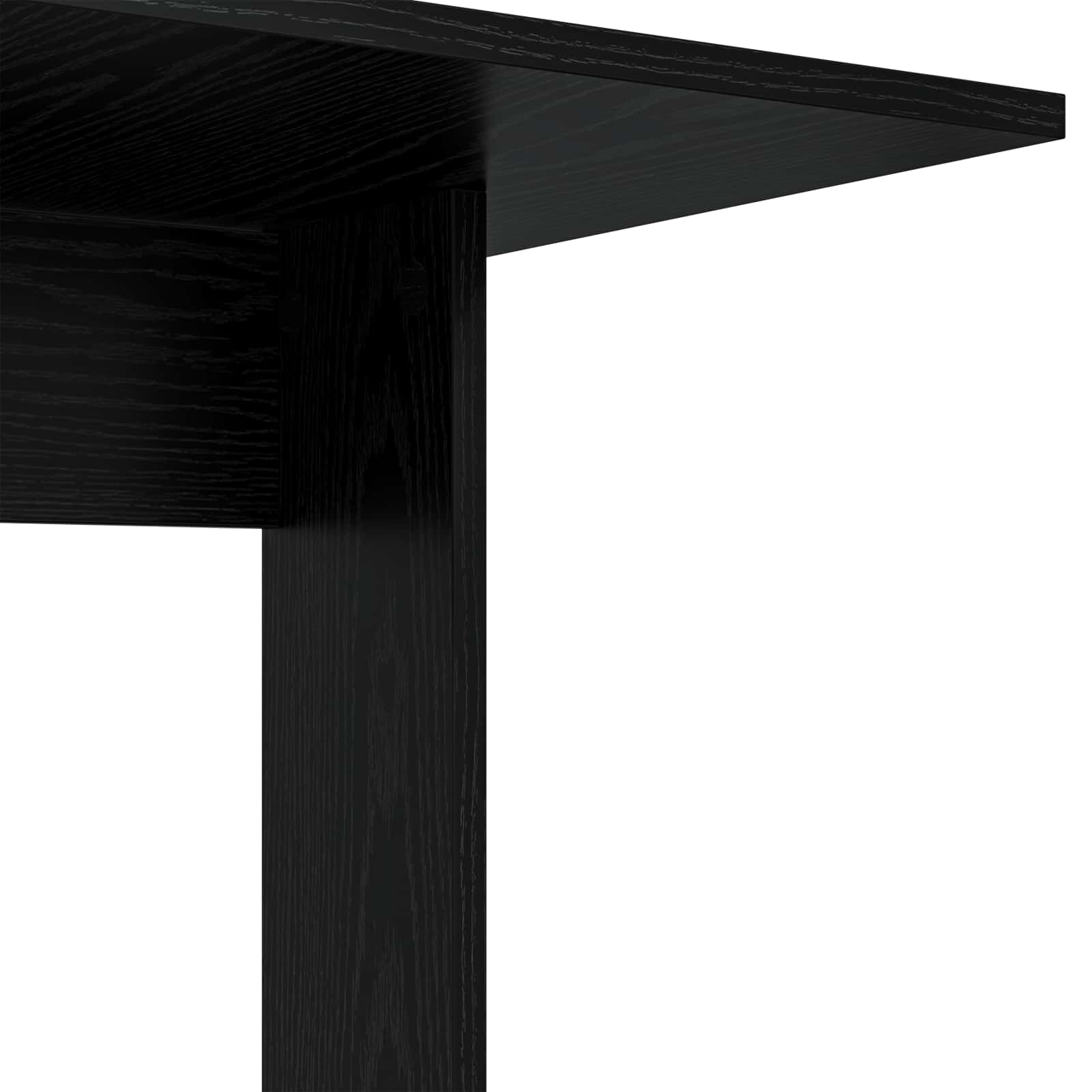 Bocni stol Crni hrast 45 x 40 x 62,5 cm Konstruirano drvo