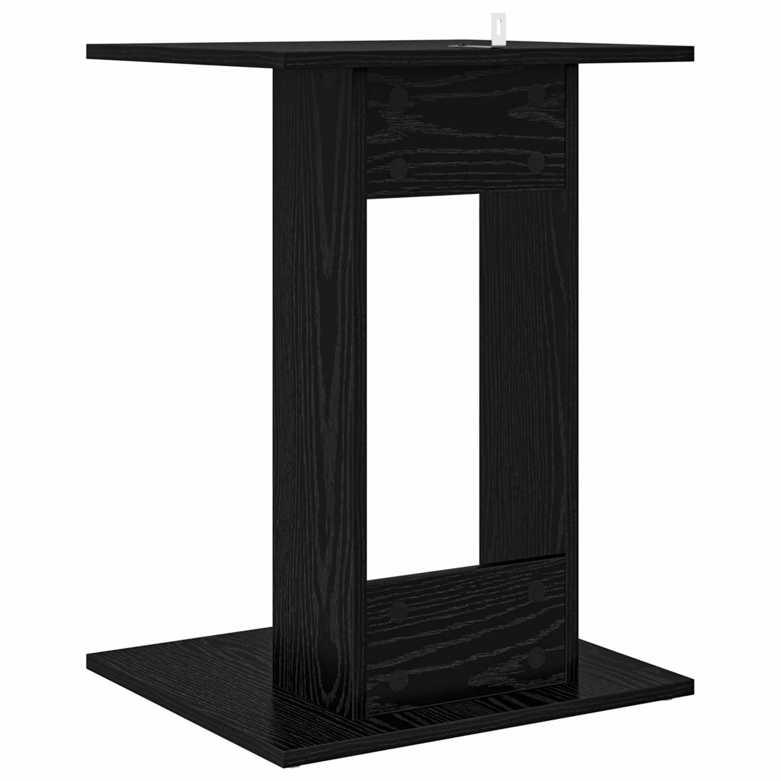 Bocni stol Crni hrast 45 x 40 x 62,5 cm Konstruirano drvo