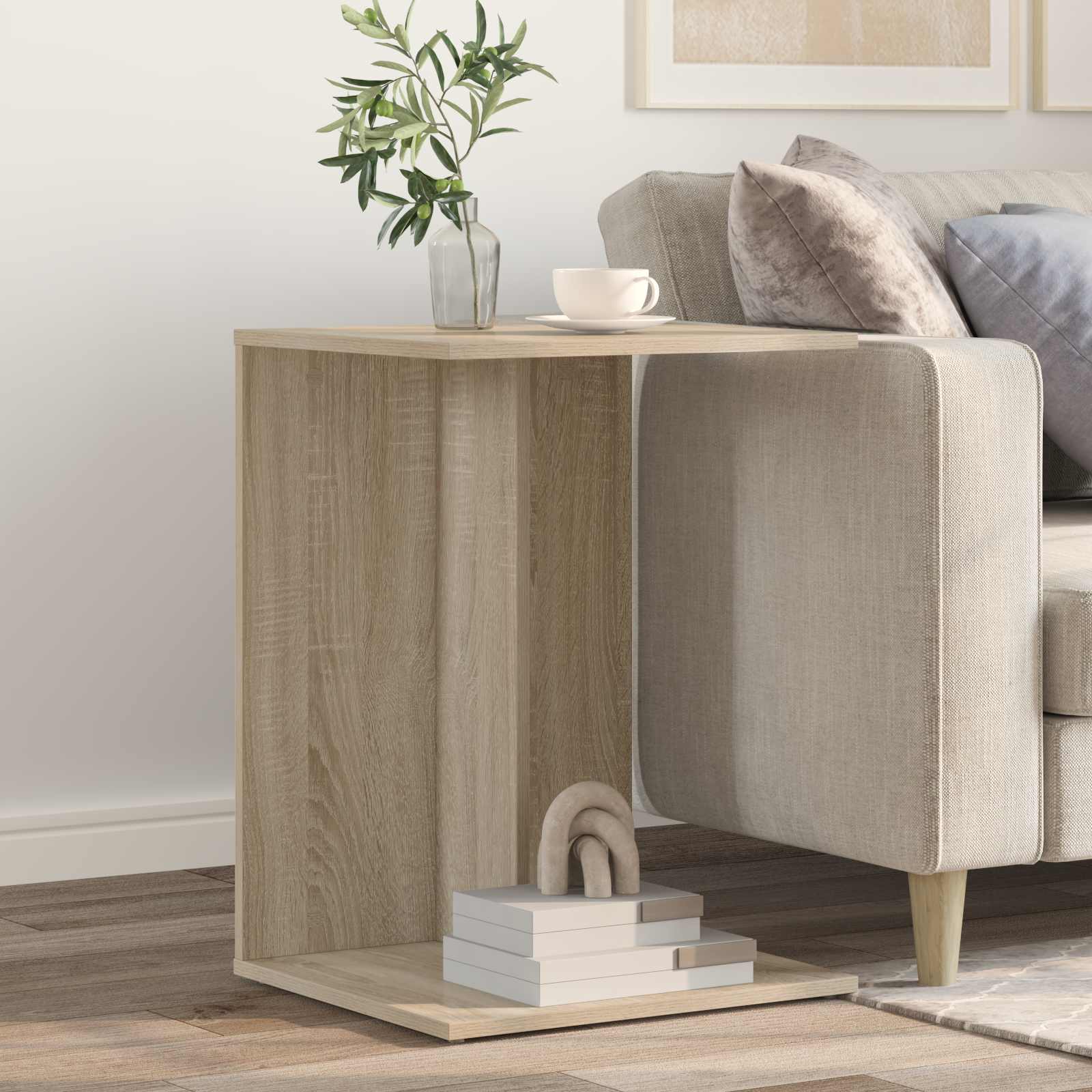 Bocni stol Sonoma hrast 45 x 40 x 62,5 cm Konstruirano drvo