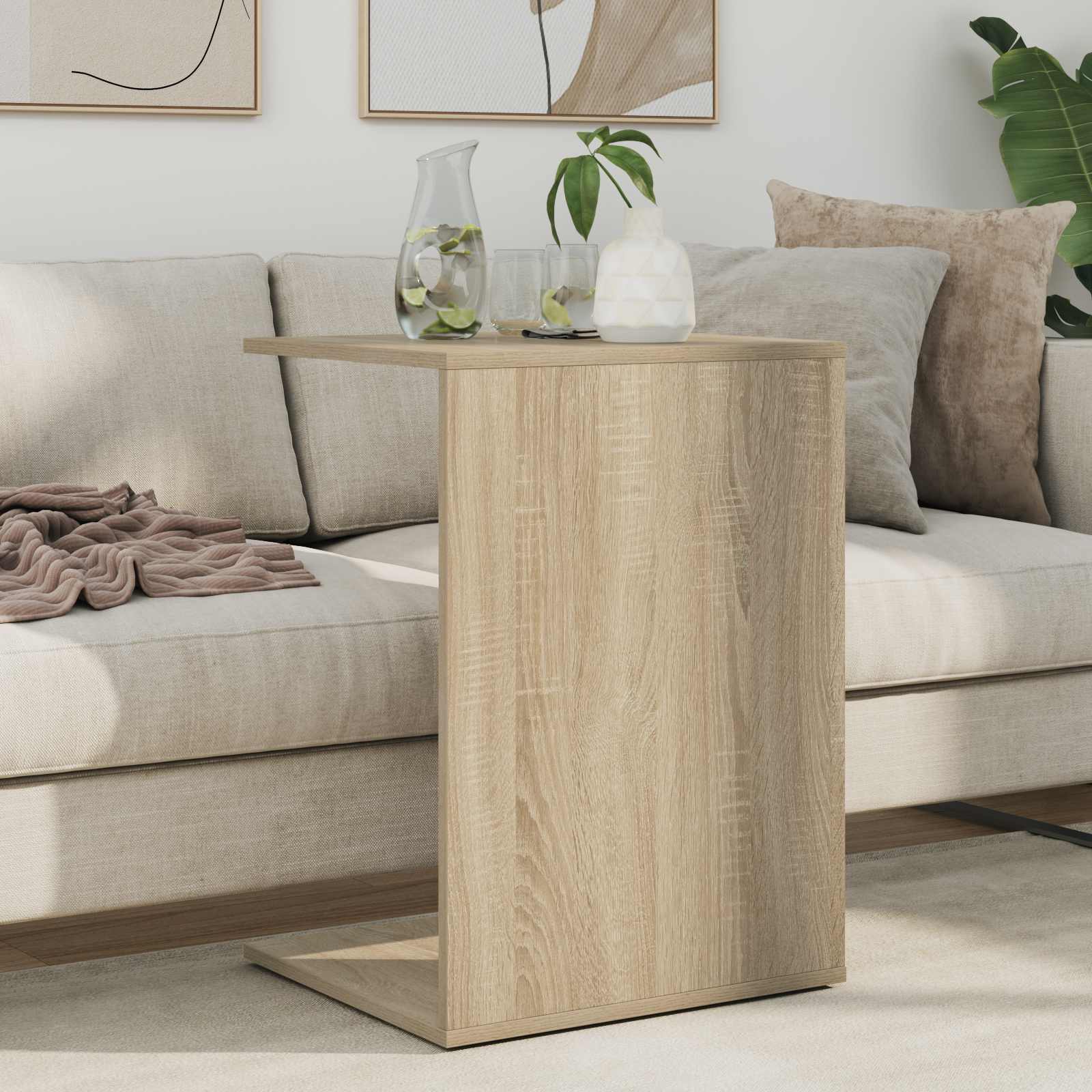 Bocni stol Sonoma hrast 45 x 40 x 62,5 cm Konstruirano drvo