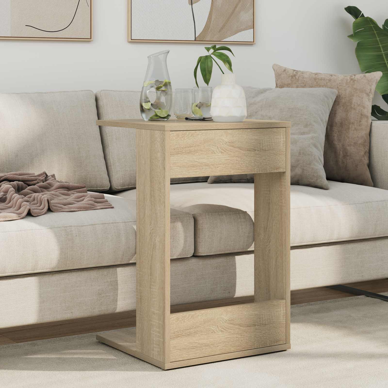 Bocni stol Sonoma hrast 40 x 38 x 62,5 cm Konstruirano drvo