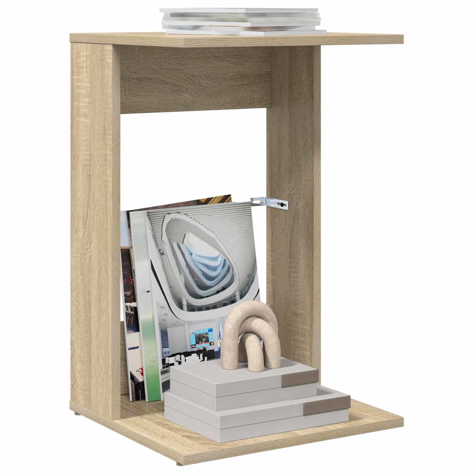 Bocni stol Sonoma hrast 40 x 38 x 62,5 cm Konstruirano drvo