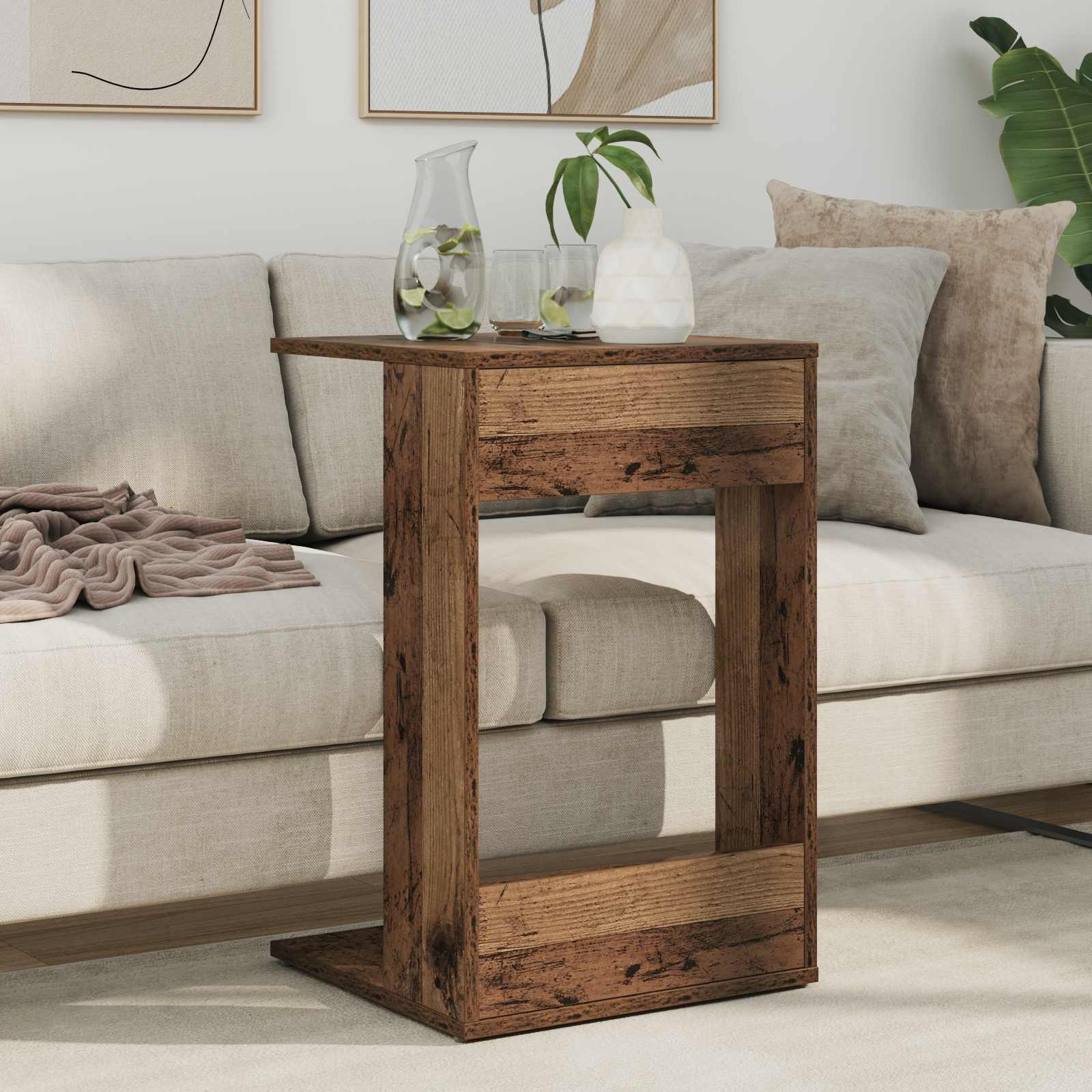 Bocni stol Staro drvo 40 x 38 x 62,5 cm Konstruirano drvo