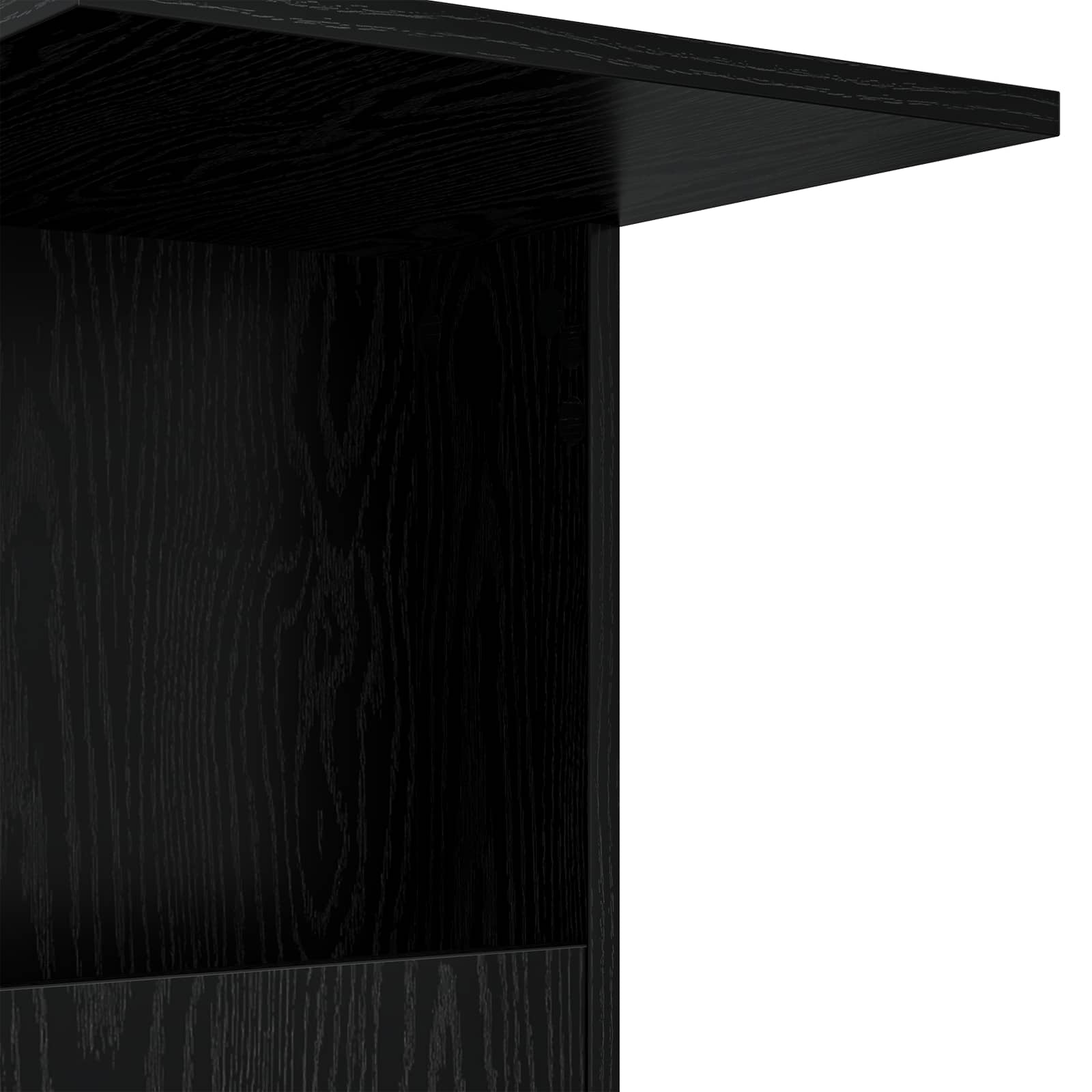 Bocni stol Crni hrast 40 x 35 x 60 cm Konstruirano drvo