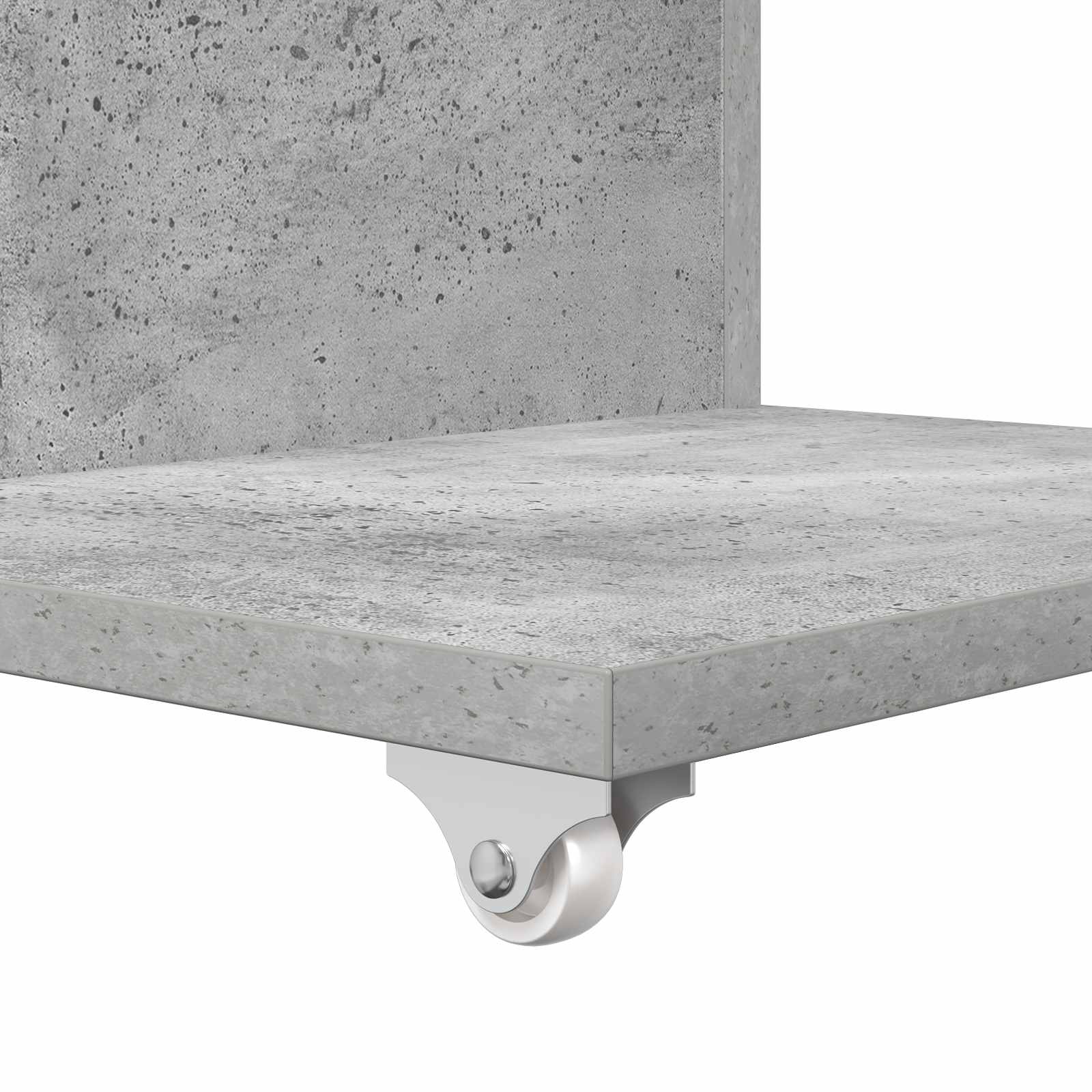 Bocni stol Betonski sivi 40 x 35 x 60 cm Konstruirano drvo