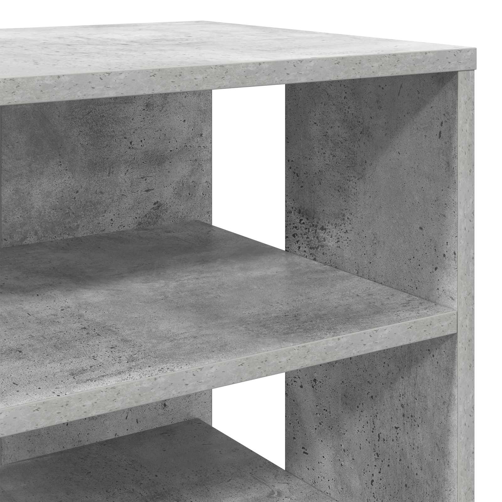 Ormar za cipele s policom 2 pcs Betonski sivi Konstruirano drvo