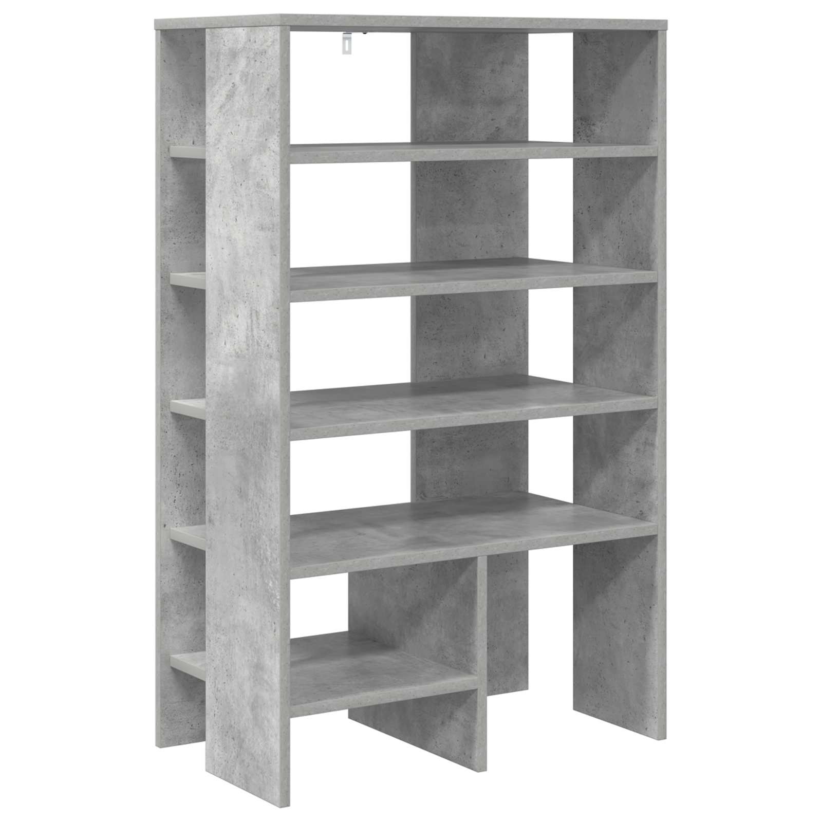 Ormar za cipele s policom 2 pcs Betonski sivi Konstruirano drvo