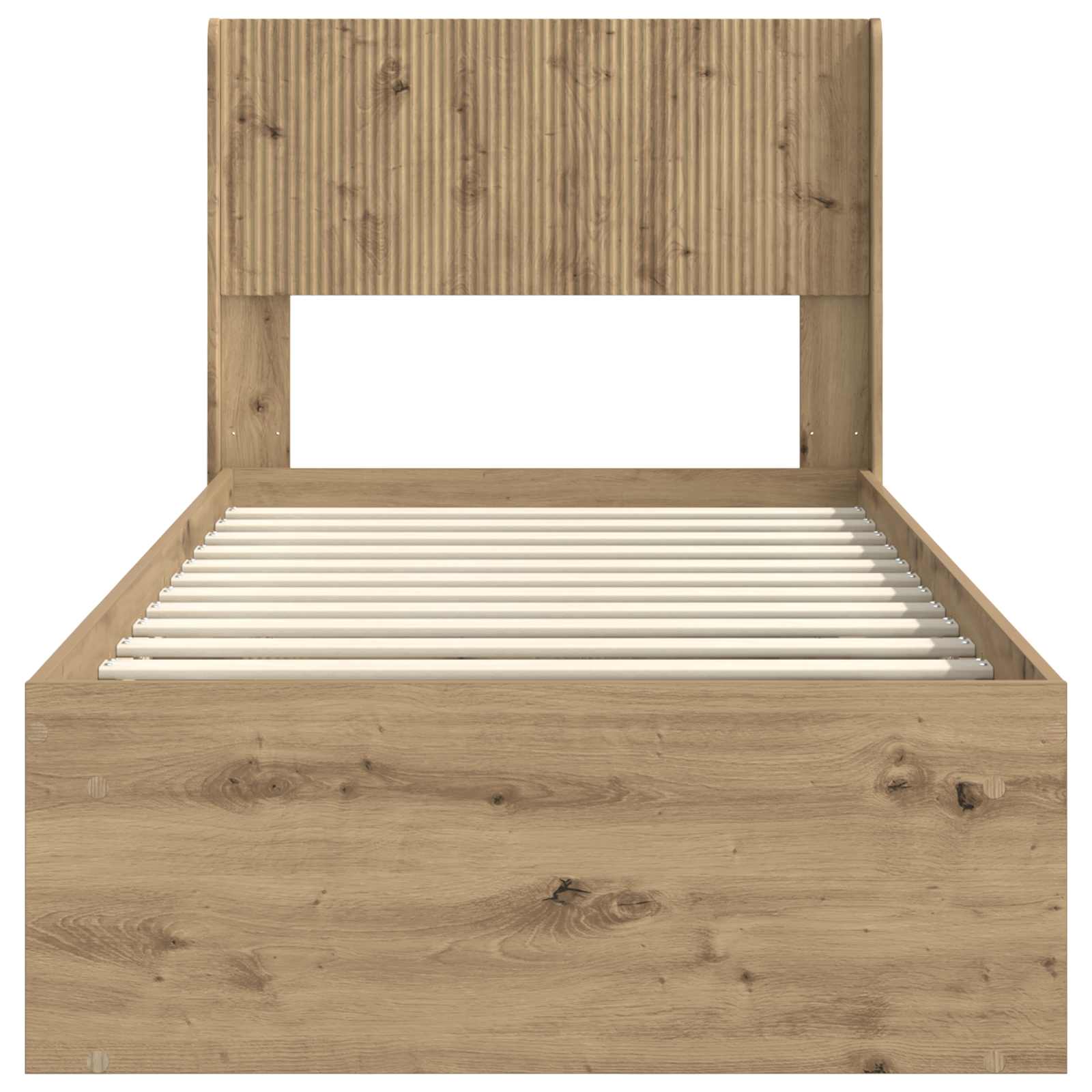 Krevetna konstrukcija s pohranom i uzglavljem Hrast artisan