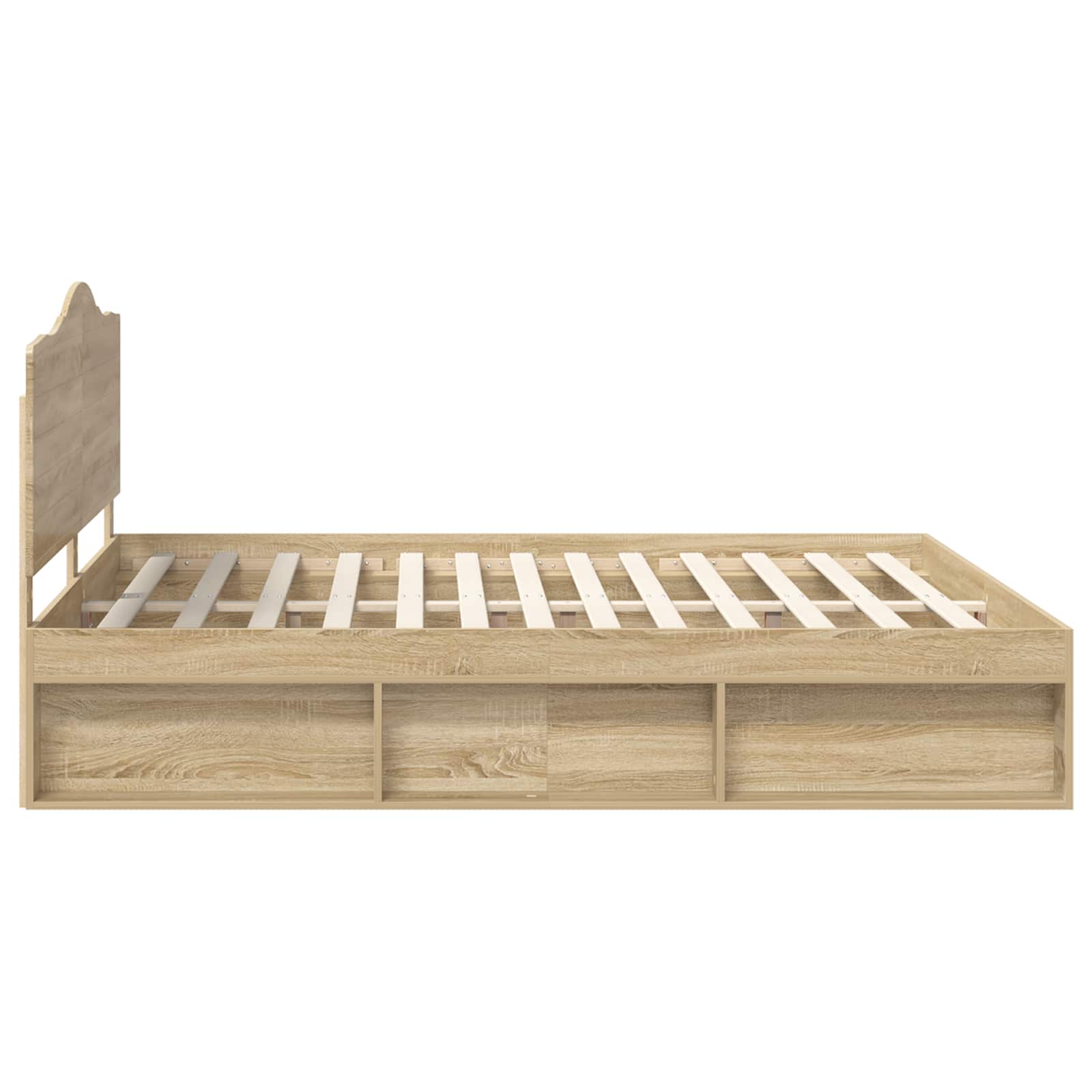 Krevetna konstrukcija Sonoma 200 x 200 cm Čvrsto borovo drvo